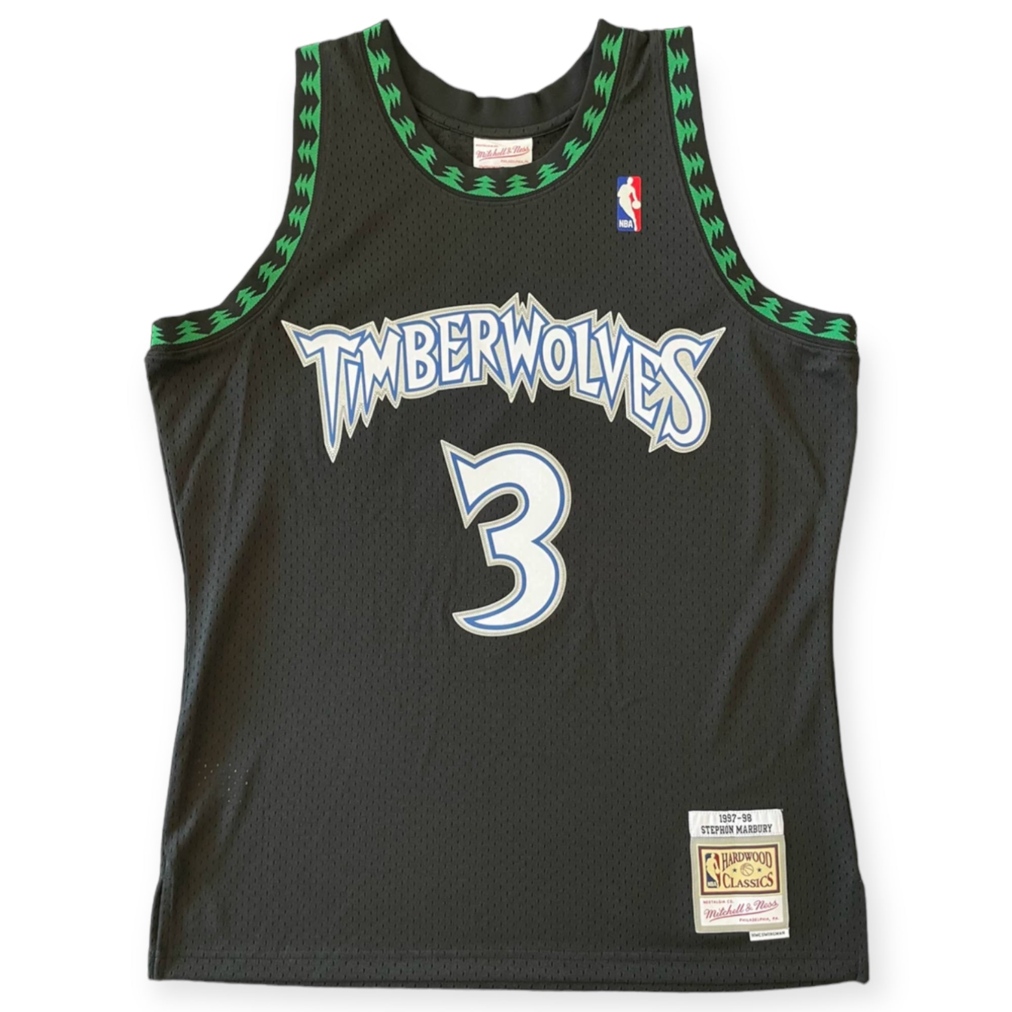 Mitchell&Ness Stephon Marbury Minnesota Timberwolves 1997-1998 Hardwood Classic Swingman Jersey