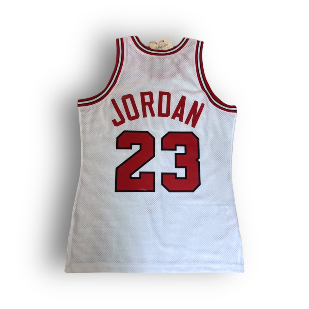 Mitchell & Ness Michael Jordan 84-85 Chicago Bulls 23 "Rookie Year" Home Authentic Jersey - White - Hoop Jersey Store