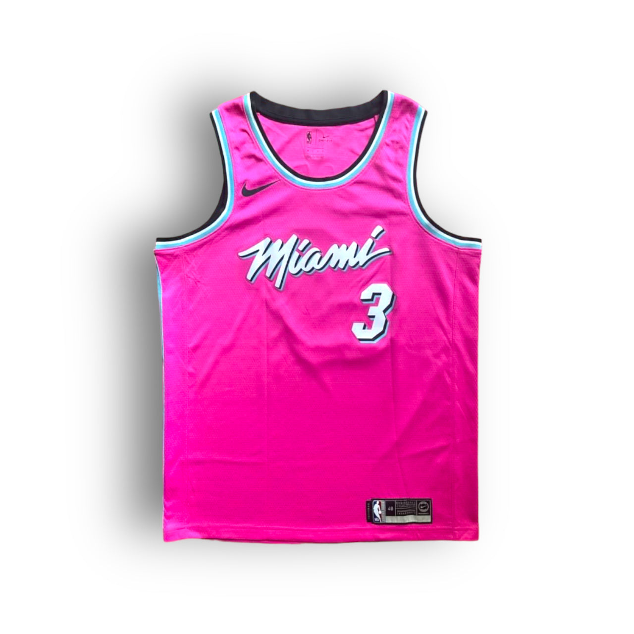 Dwyane Wade Miami Heat 2018-2019 Earned Edition Nike Swingman Jersey Pink - Hoop Jersey Store