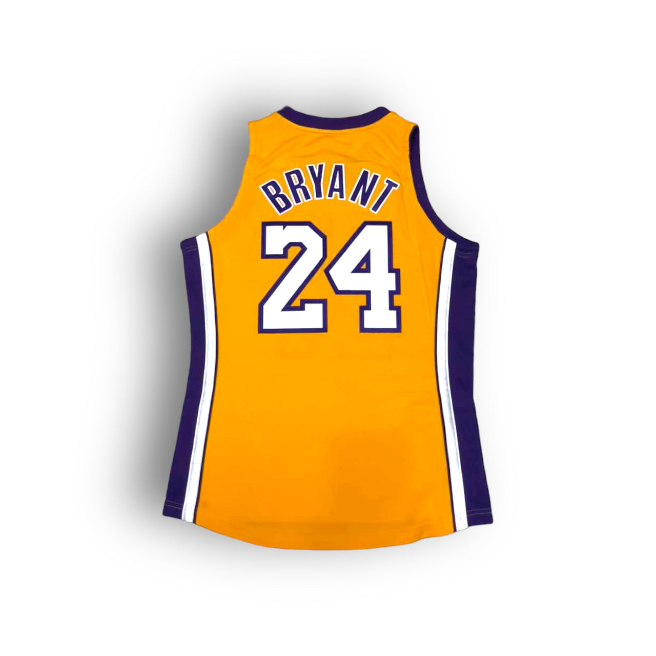 Mitchell and Ness Kobe Bryant Los Angeles Lakers 2009-2010 NBA Finals Home Authentic Jersey - Yellow #24 - Hoop Jersey Store