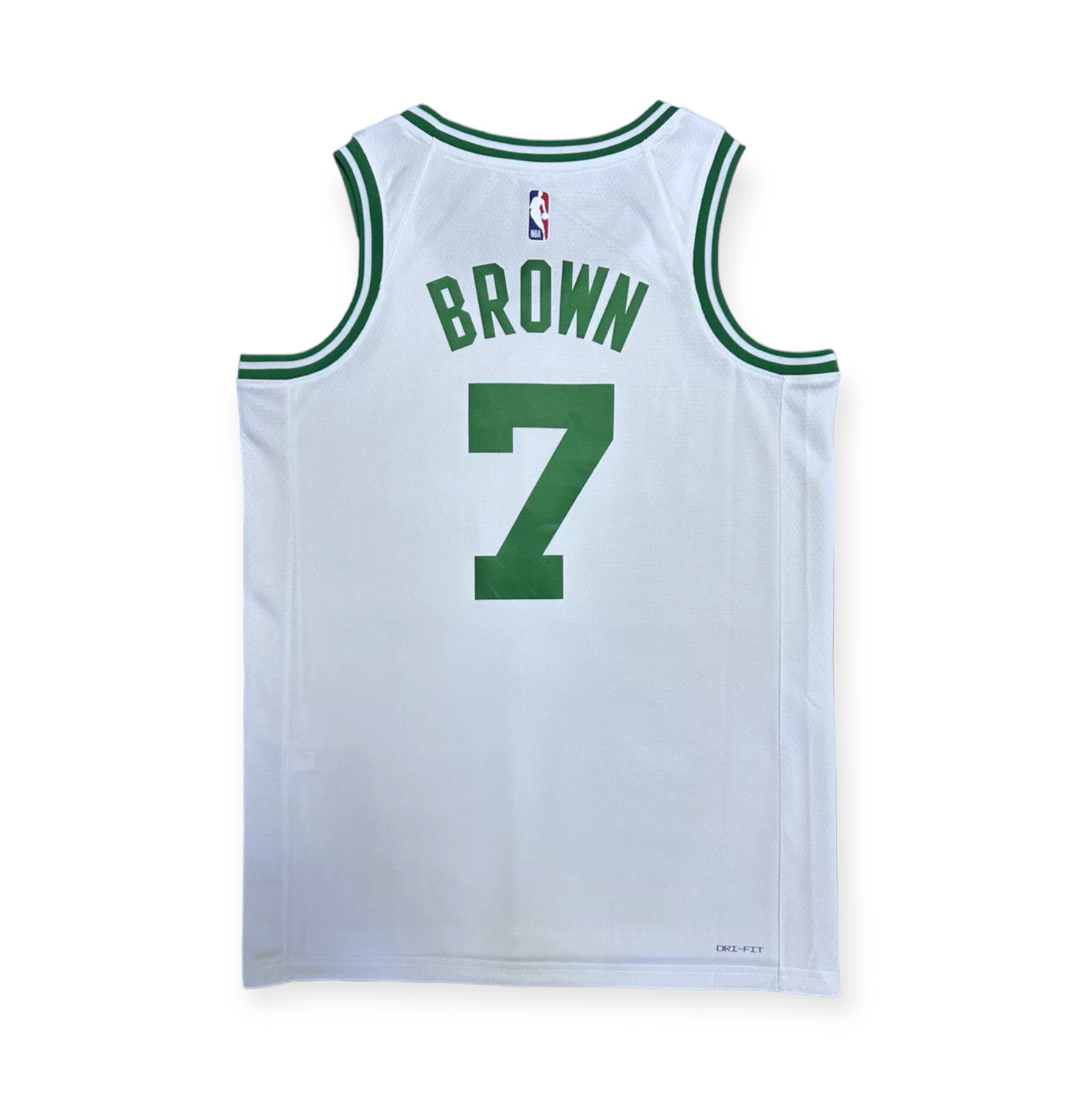 Jaylen Brown Boston Celtics 2023-2024 Association Edition Nike Swingman Jersey - White/Green