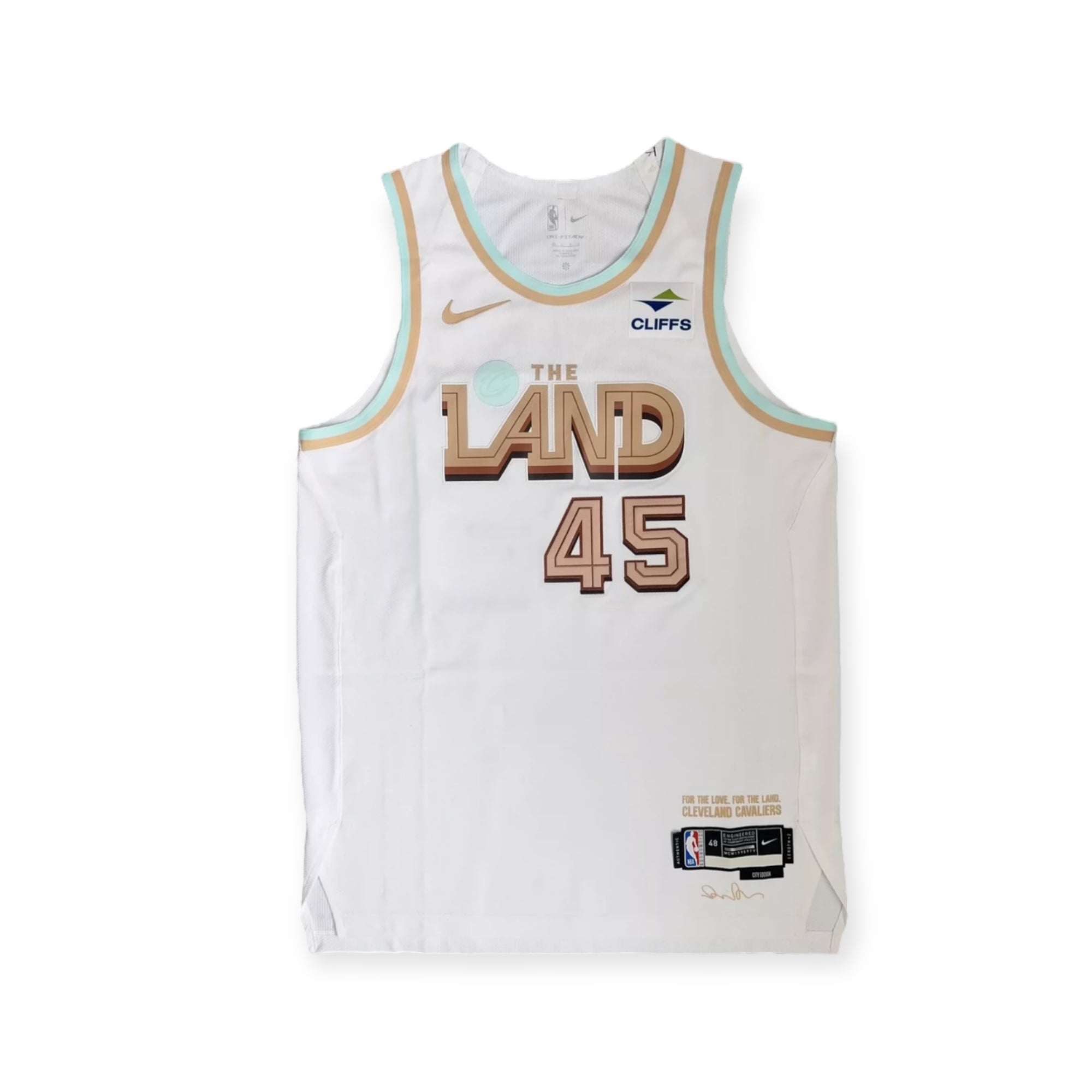 Donovan Mitchell Cleveland Cavaliers 2022-2023 City Edition Nike Authentic Jersey - White