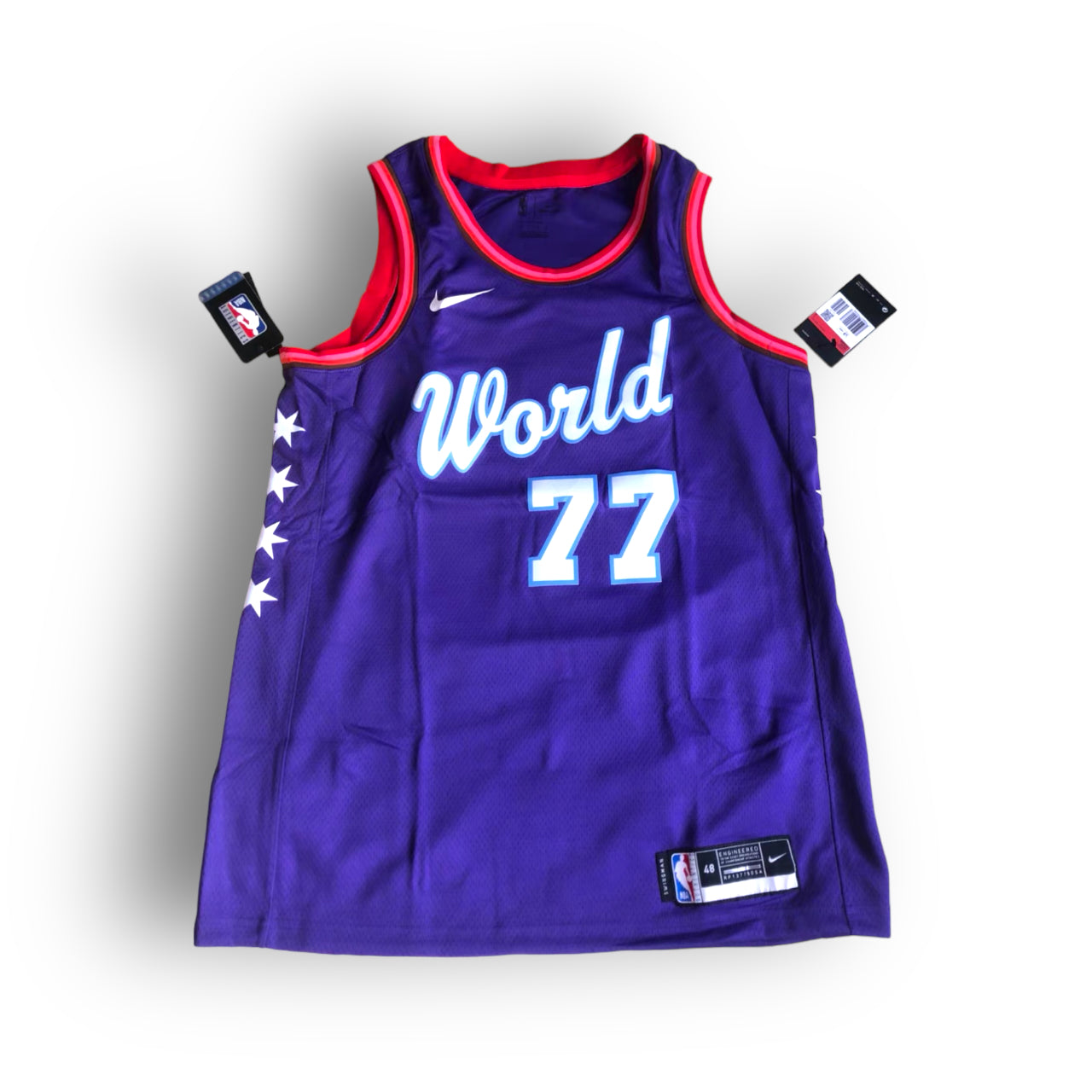 Luka Doncic 2020 All-Star Game Rising Star Team World Nike Swingman Jersey