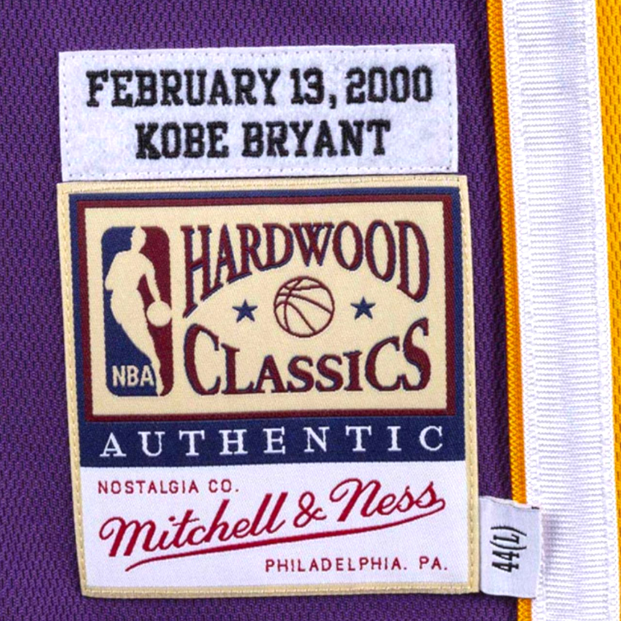 Mitchell and Ness Kobe Bryant Los Angeles Lakers 2000 NBA All-Star Game Western Team Authentic Jersey - Purple #8 - Hoop Jersey Store