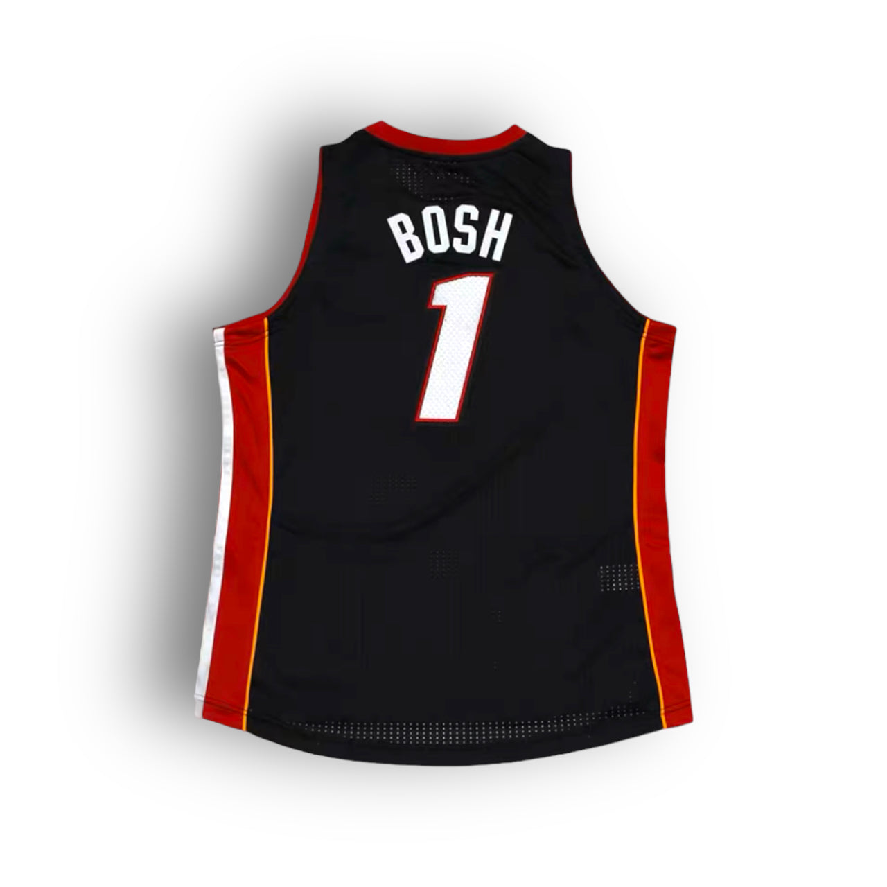 Mitchell and Ness Chris Bosh Miami Heat 2013 NBA Finals Away Authentic Jersey - Black - Hoop Jersey Store