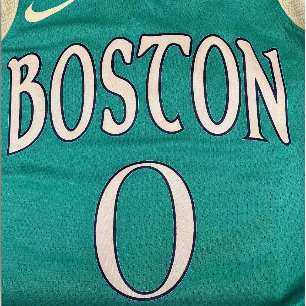 Jayson Tatum Boston Celtics 2019-2020 City Edition Nike Swingman Jersey - Green/Gold