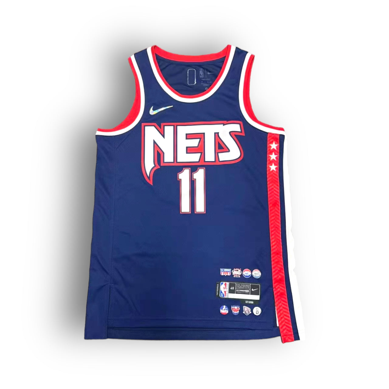 Kyrie Irving Brooklyn Nets 2021-2022 City Edition Nike Swingman Jersey - Navy Red