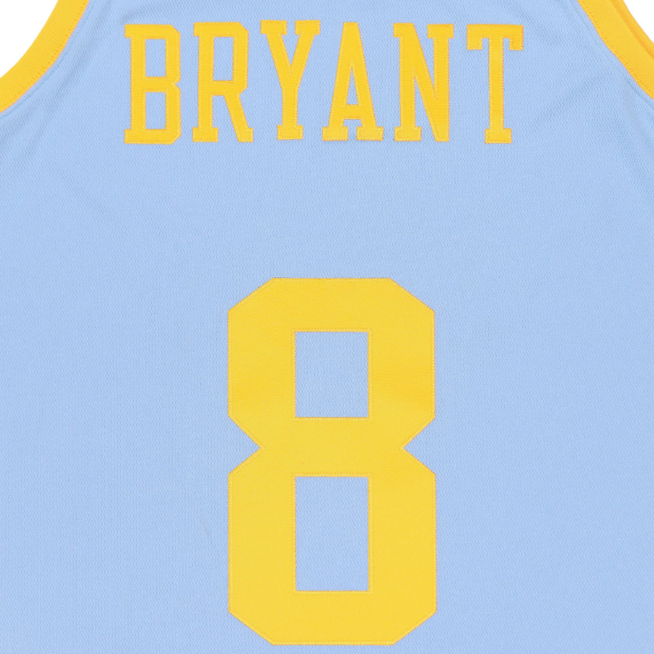 Mitchell and Ness Kobe Bryant Los Angeles Lakers 2001-2002 MPLS Hardwood Classic Authentic Jersey with 911 Patch - Sky Blue #8 - Hoop Jersey Store