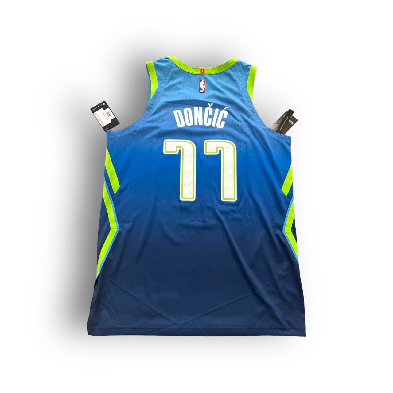 Luka Doncic Dallas Mavericks 2019-2020 City Edition Nike Authentic Jersey - Blue/Green - Hoop Jersey Store