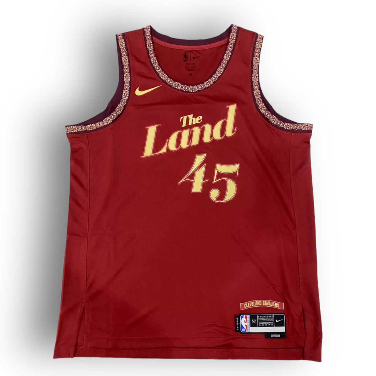 Donovan Mitchell Cleveland Cavaliers 2023-2024 City Edition Nike Swingman Jersey - Red