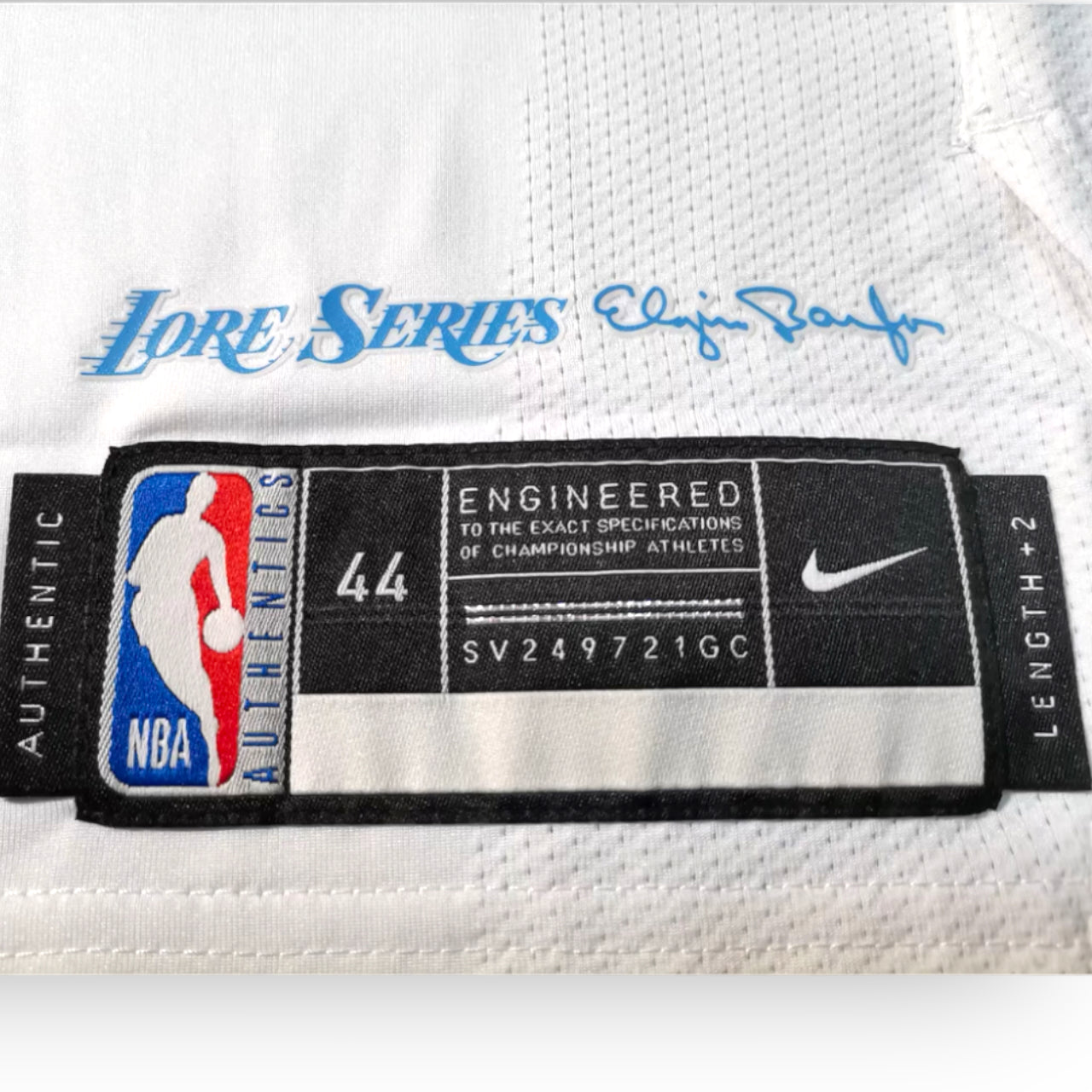LeBron James Los Angeles Lakers 2020-2021 City Edition Nike Authentic Jersey - White/Blue #23 - Hoop Jersey Store