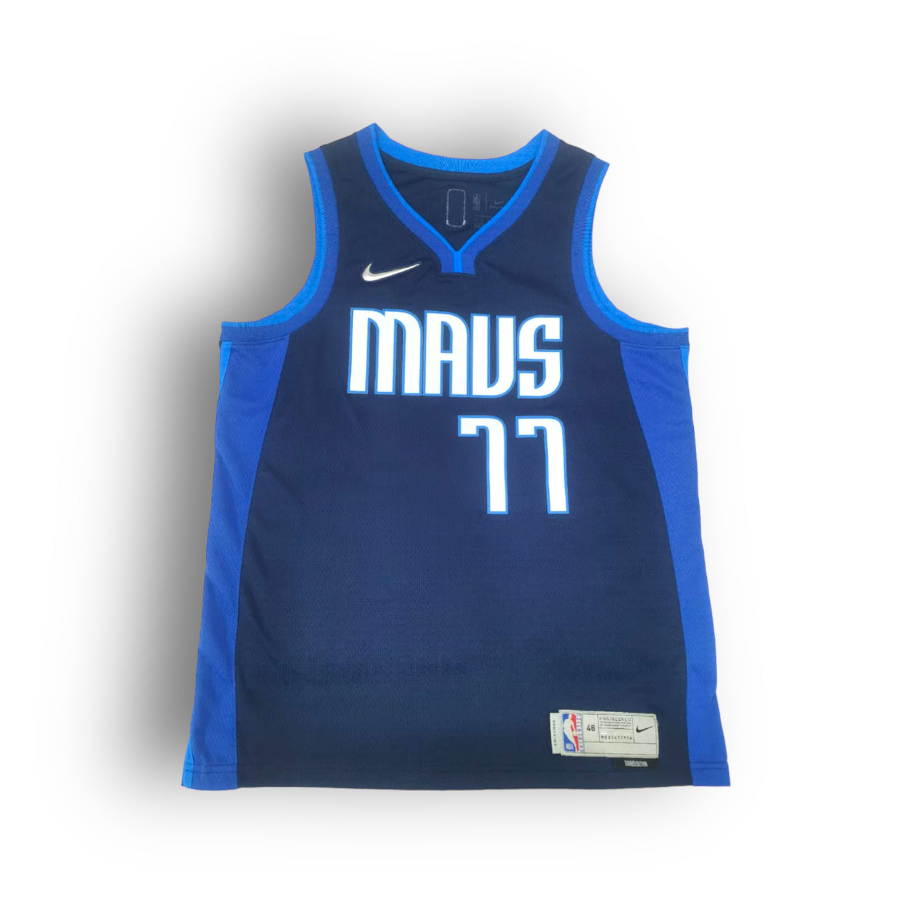 Luka Dončić Dallas Mavericks 2020-2021 Earned Edition Nike Swingman Jersey Blue - Hoop Jersey Store