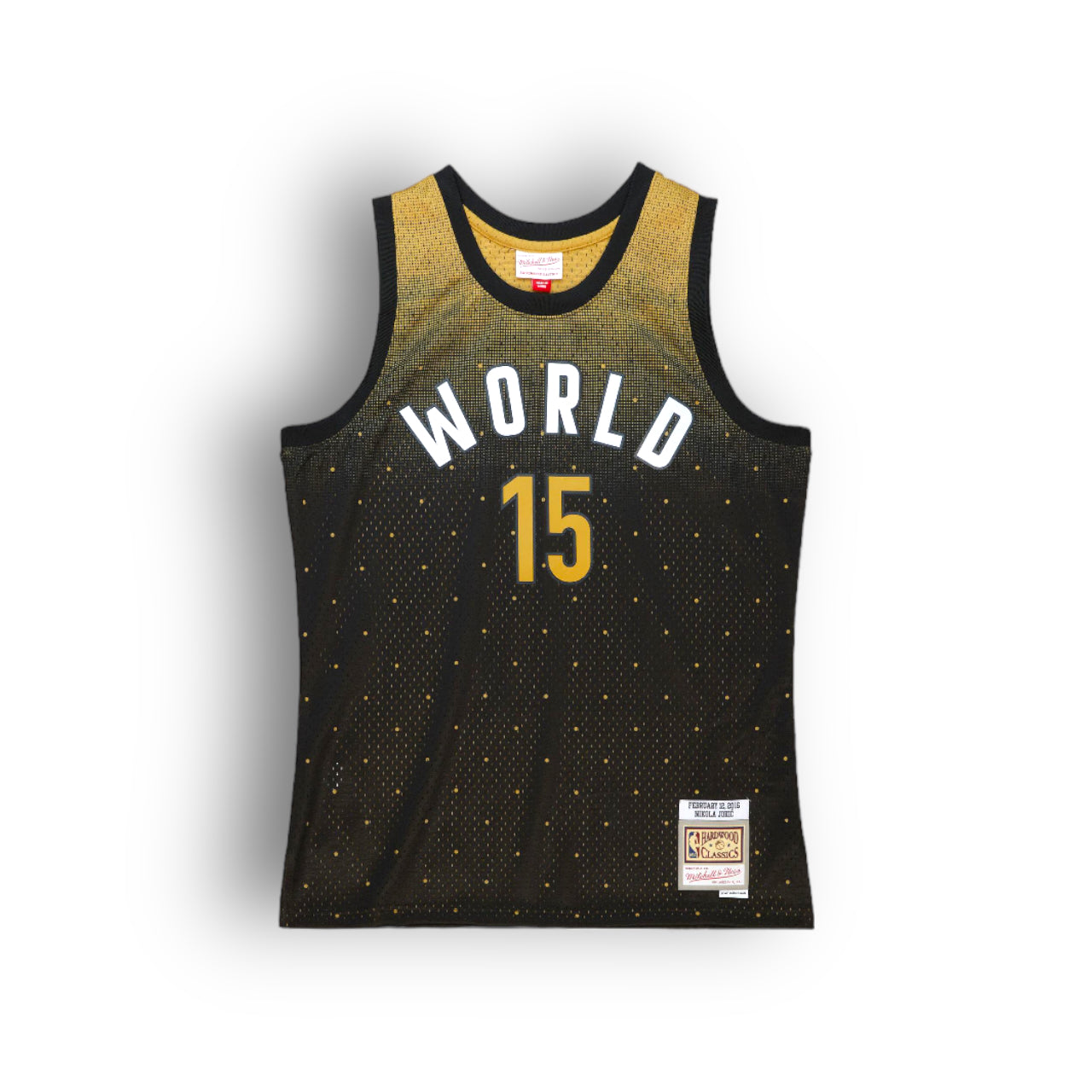 Nikola Jokic "Team World" 2016 NBA Raising Star Game Mitchell & Ness Swingman Jersey - Gold/Black