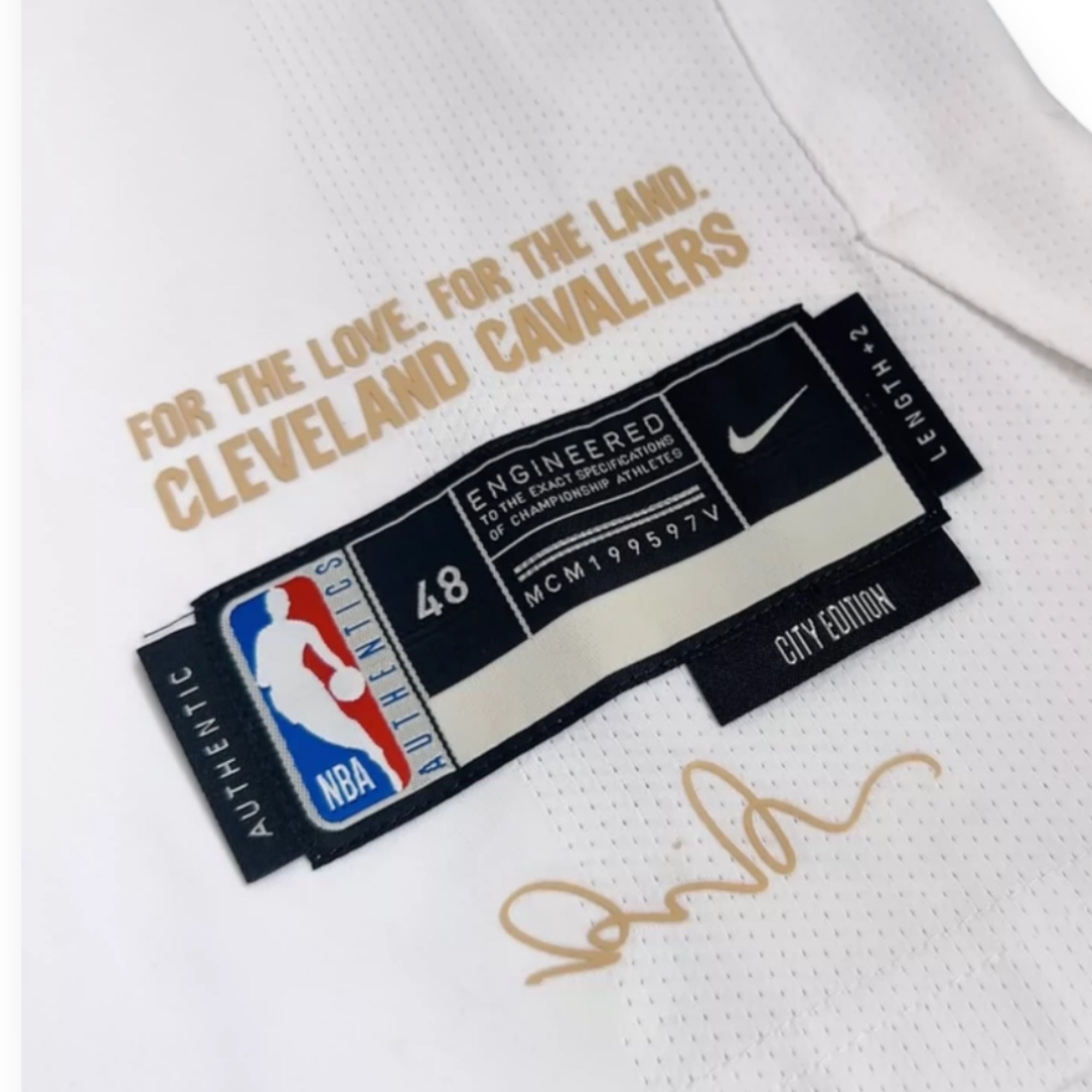 Donovan Mitchell Cleveland Cavaliers 2022-2023 City Edition Nike Authentic Jersey - White