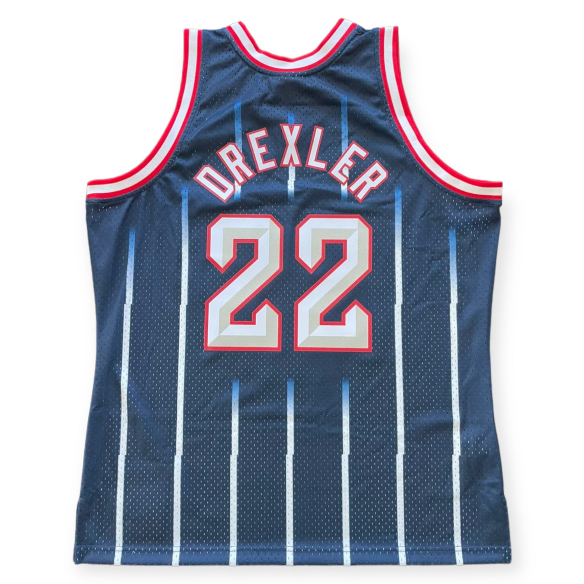 Mitchell&Ness Clyde Drexler Houston Rockets 1996-1997 Hardwood Classic Away Swingman Jersey