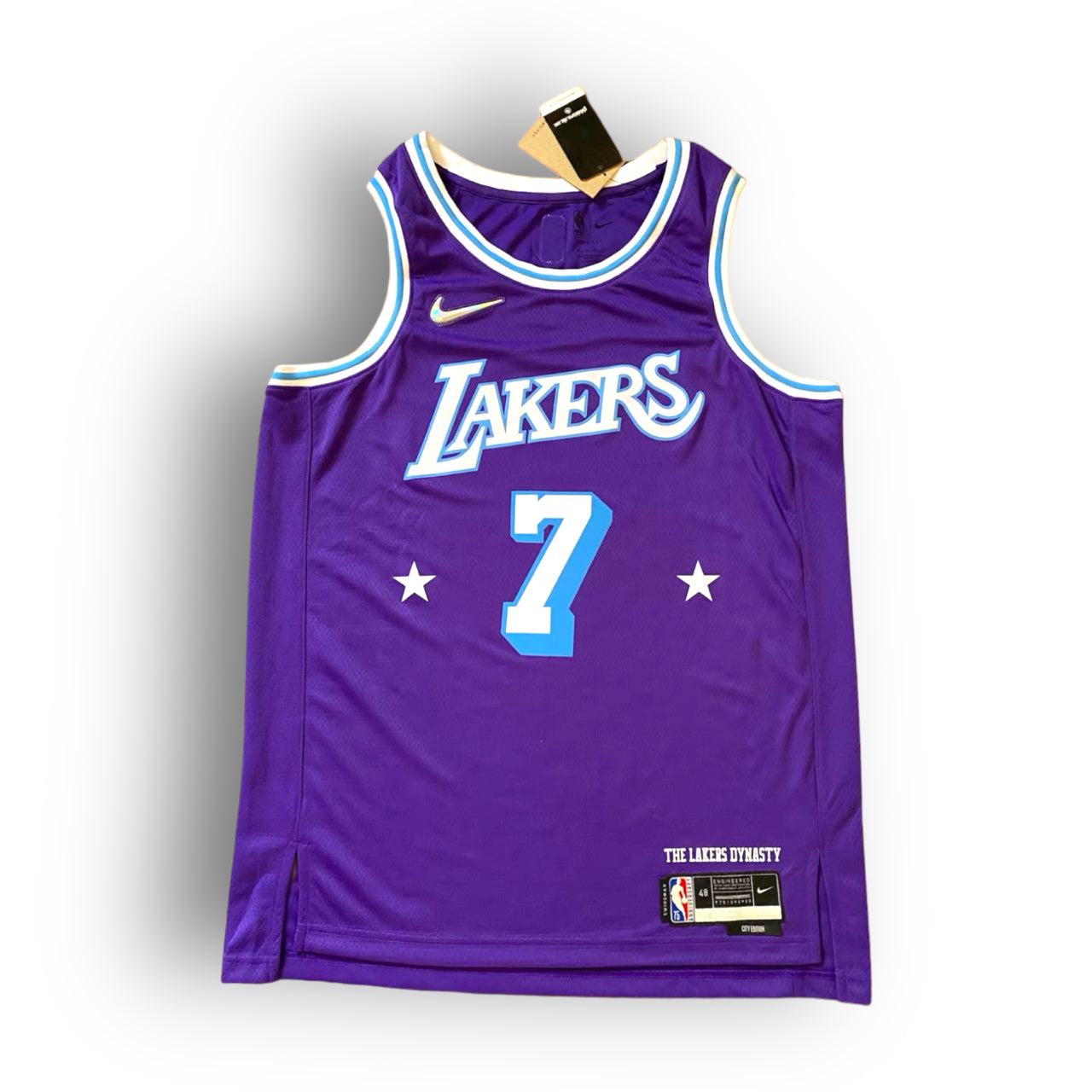 Carmelo Anthony Los Angeles Lakers 2021-2022 NBA 75th City Edition Nike Swingman Jersey - Purple