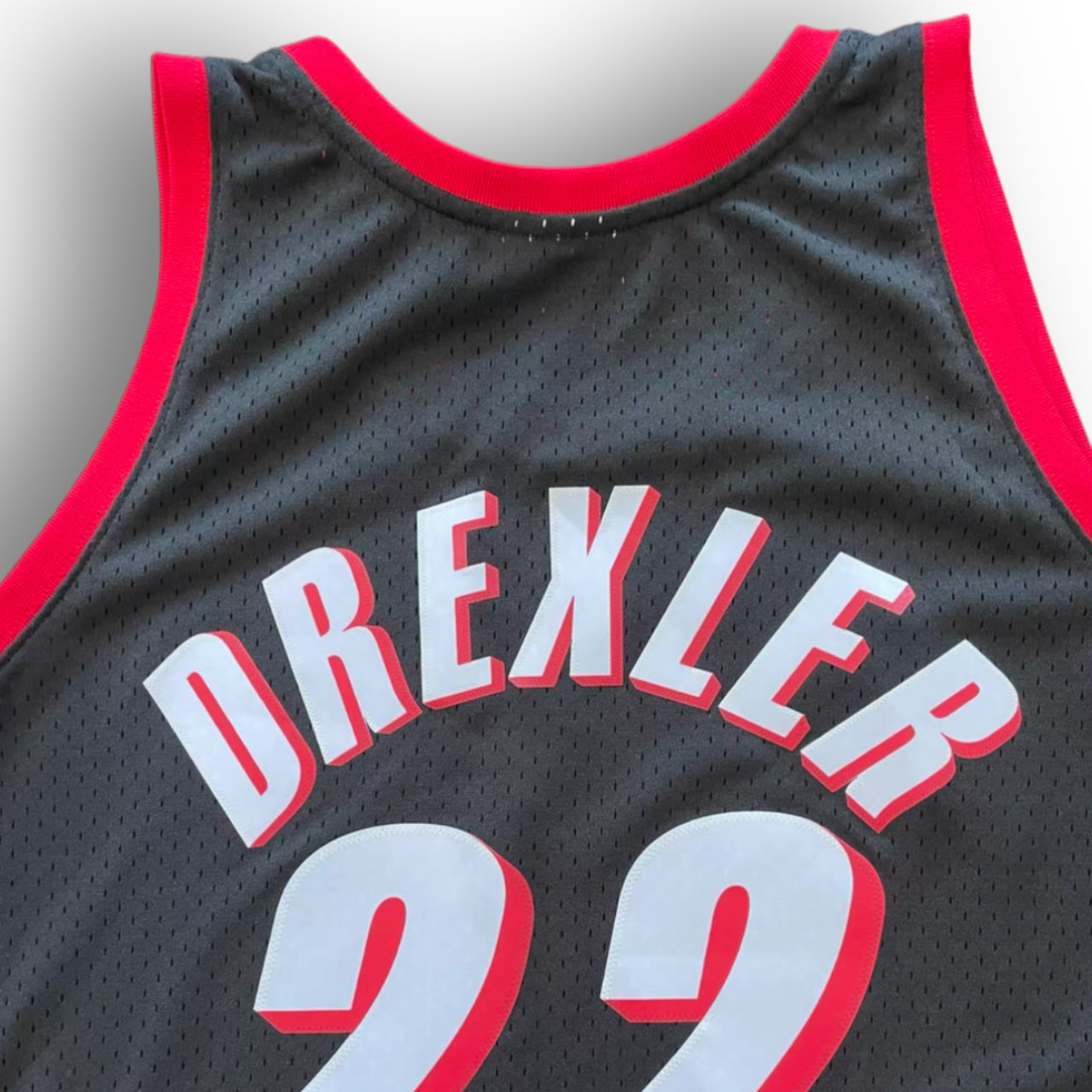 Clyde Drexler 1991-1992 Portland Trail Blazers Away Mitchell & Ness Swingman Jersey - Black - Hoop Jersey Store