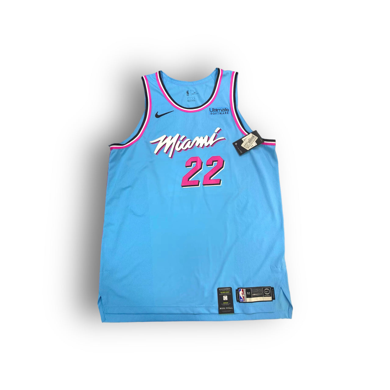 Jimmy Butler Miami Heat 2019-2020 Vice City Edition Nike Authentic Jersey - Sky Blue