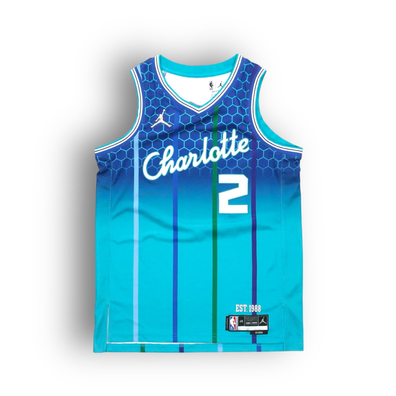 LaMelo Ball Charlotte Hornets 2021 2022 City Edition Nike Swingman Jer