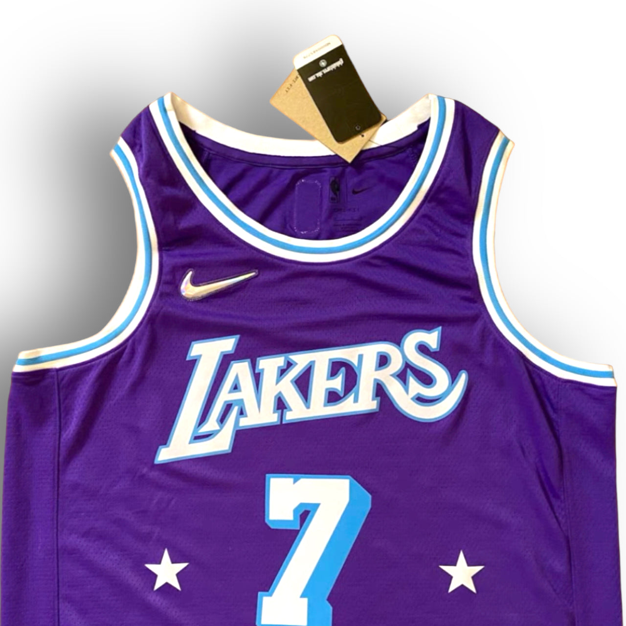 Carmelo Anthony Los Angeles Lakers 2021-2022 NBA 75th City Edition Nike Swingman Jersey - Purple