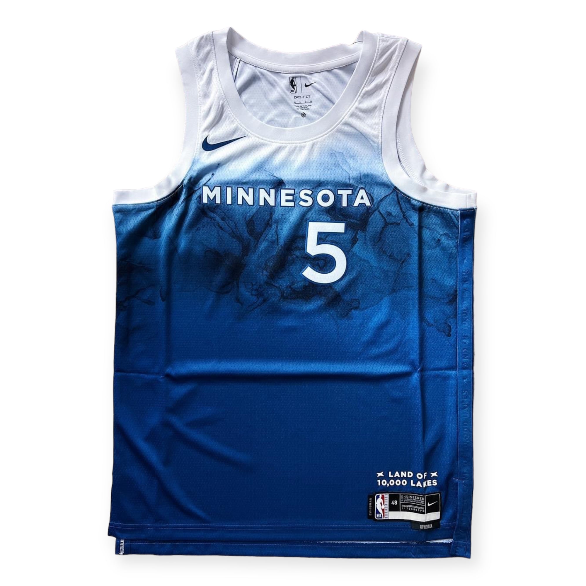 Anthony Edwards Minnesota Timberwolves 2023-2024 City Edition Nike Swingman Jersey - White/Blue