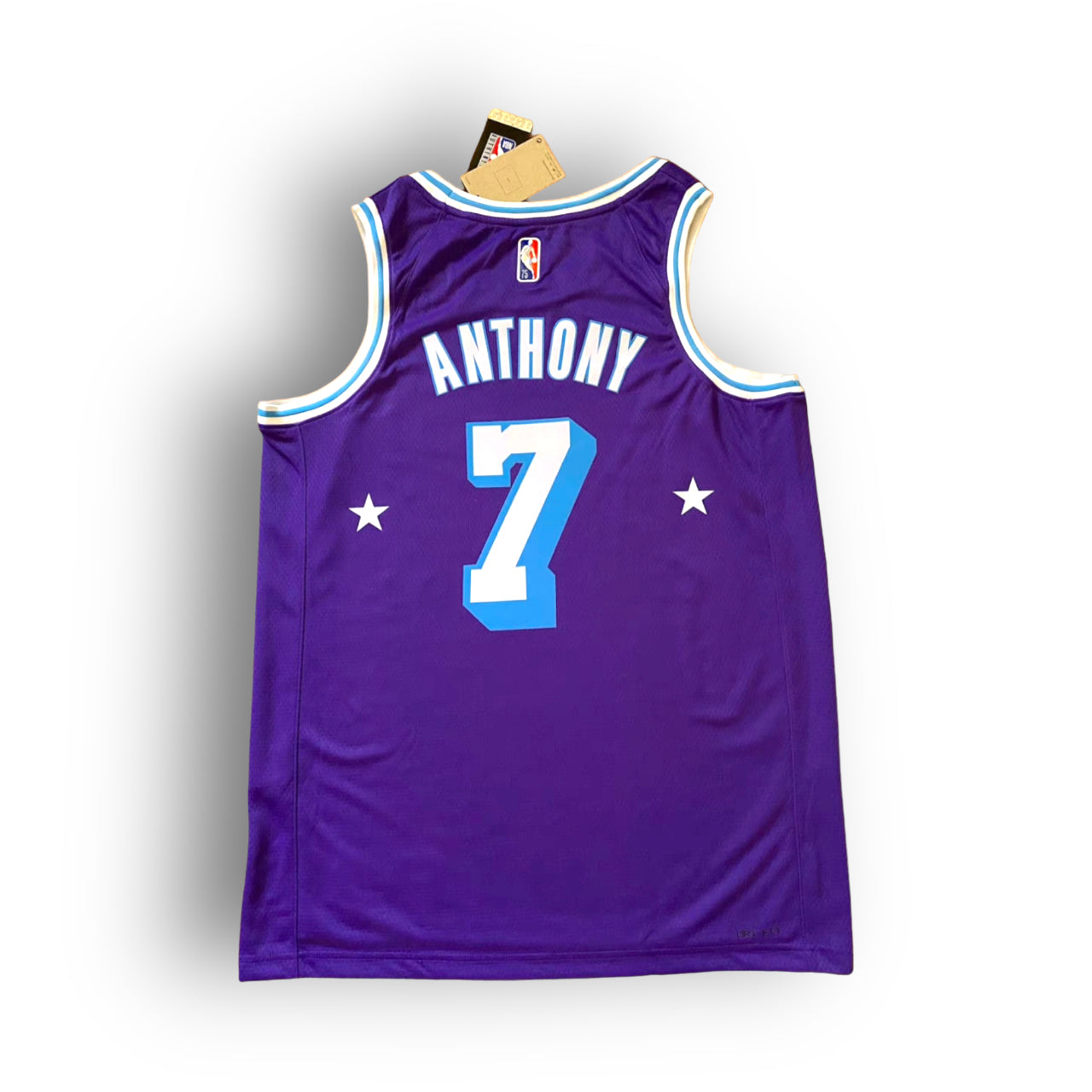 Carmelo Anthony Los Angeles Lakers 2021-2022 NBA 75th City Edition Nike Swingman Jersey - Purple