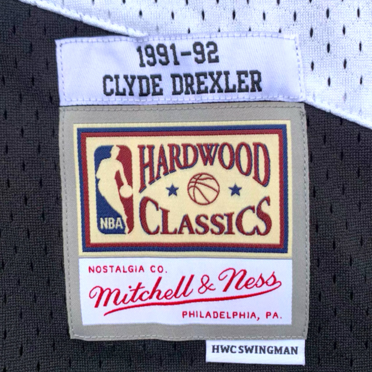 Clyde Drexler 1991-1992 Portland Trail Blazers Away Mitchell & Ness Swingman Jersey - Black - Hoop Jersey Store