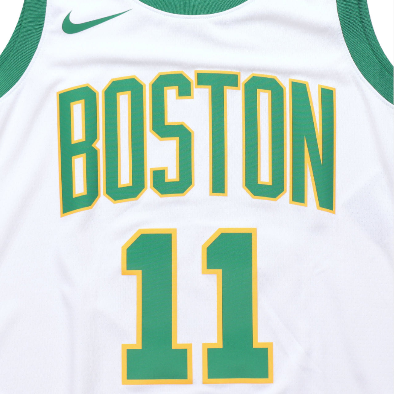 Kyrie Irving Boston Celtics 2018-2019 City Edition Nike Swingman Jersey - White/Green