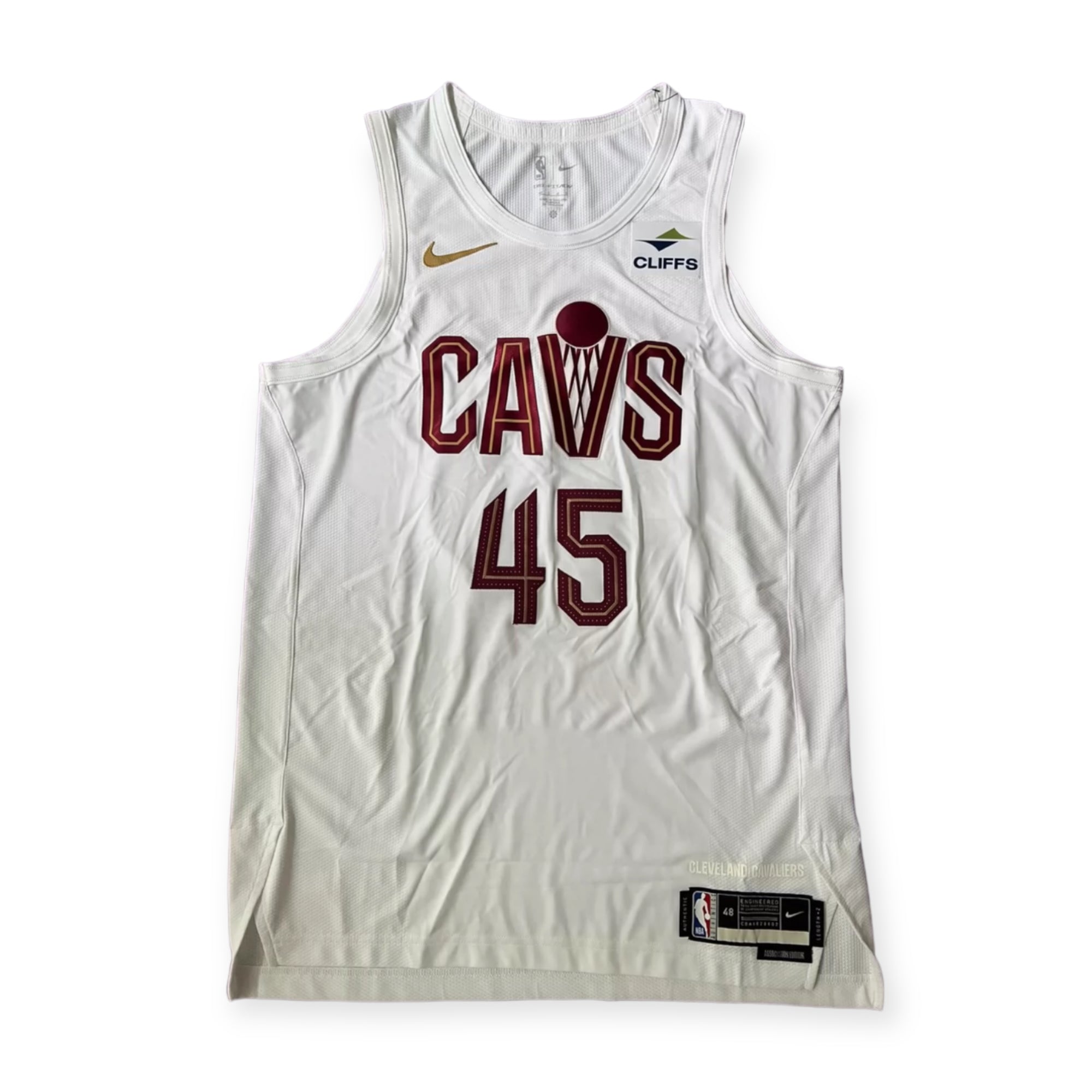 Donovan Mitchell Cleveland Cavaliers 2022-2023 Association Edition Nike Authentic Jersey - White