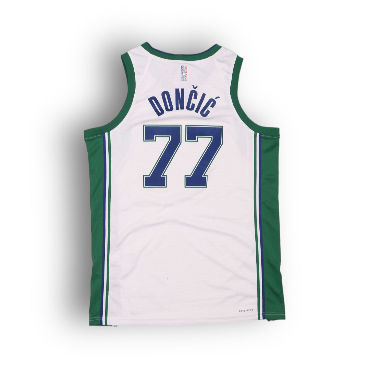 Luka Doncic Dallas Mavericks 2021-2022 City Edition Nike Swingman Jersey - White/Green - Hoop Jersey Store