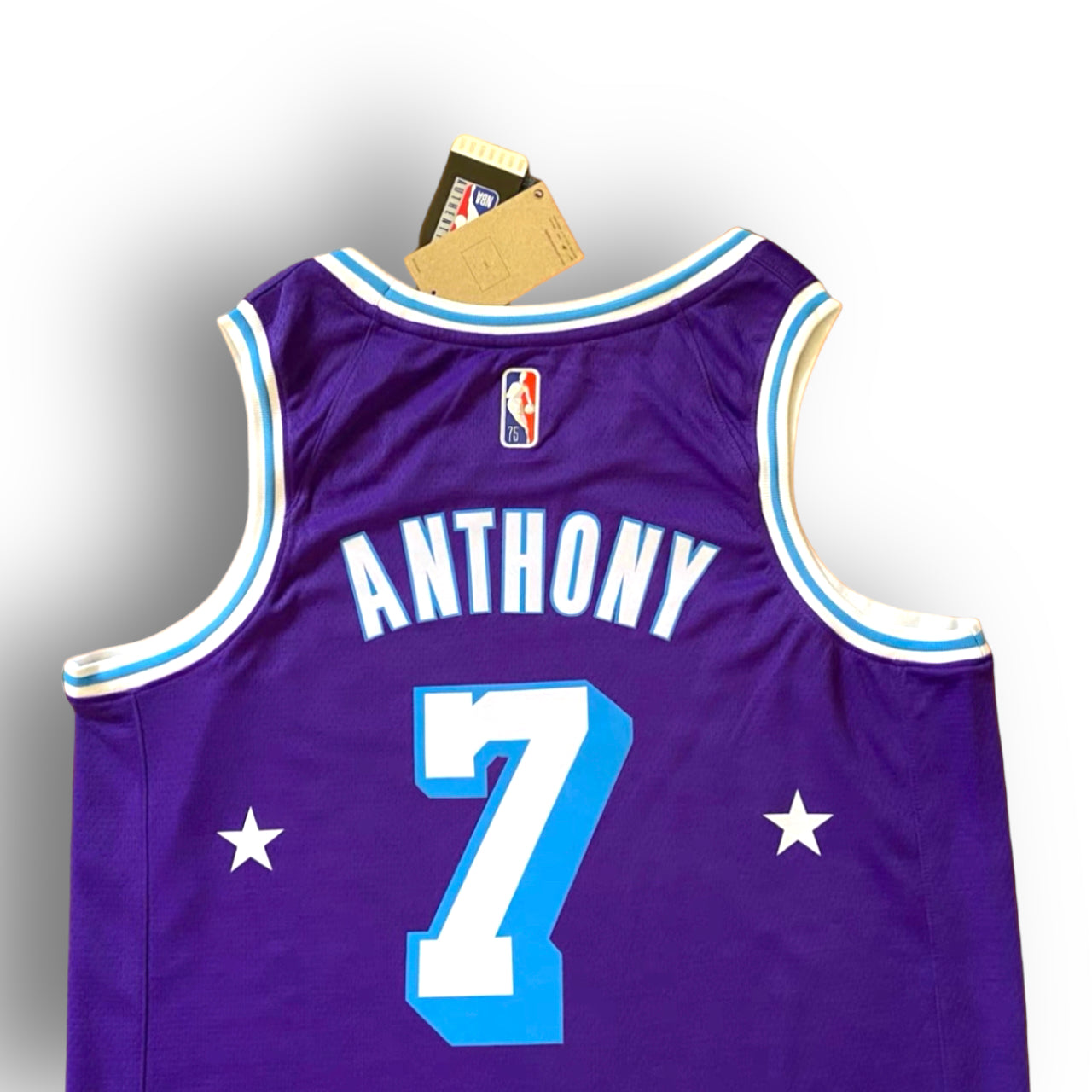 Carmelo Anthony Los Angeles Lakers 2021-2022 NBA 75th City Edition Nike Swingman Jersey - Purple