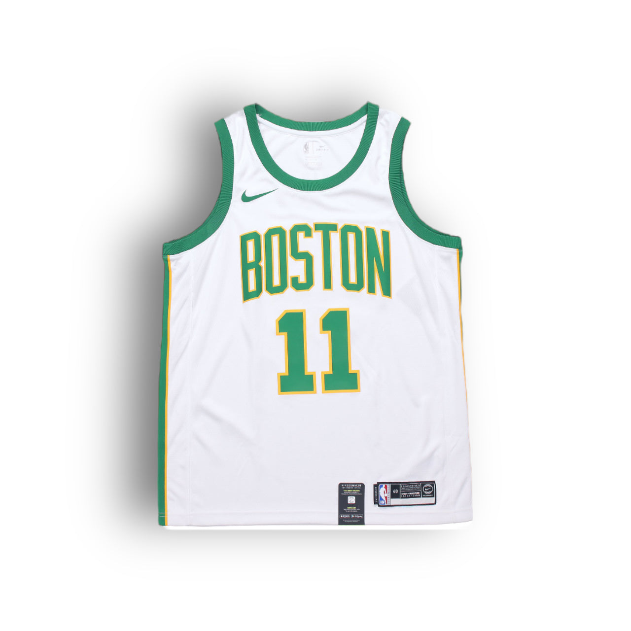 Kyrie Irving Boston Celtics 2018-2019 City Edition Nike Swingman Jersey - White/Green