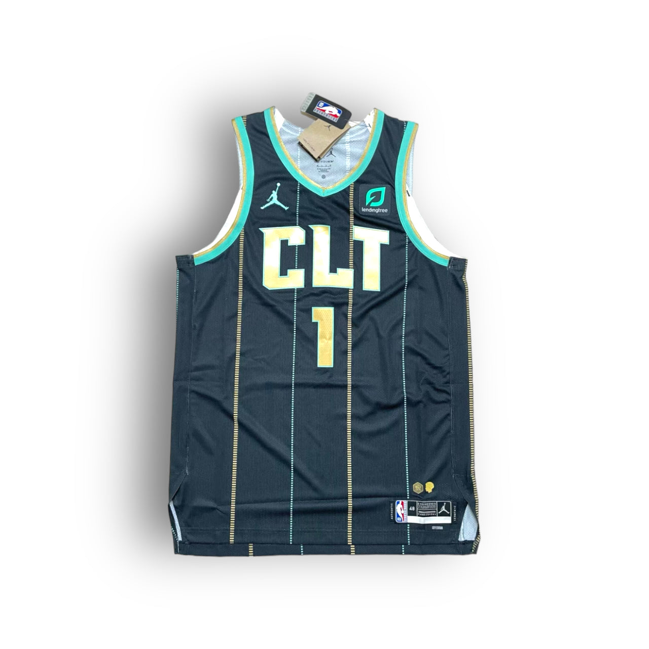 LaMelo Ball Charlotte Hornets 2022-2023 City Edition Nike Authentic Jersey #1 - Teal/Black