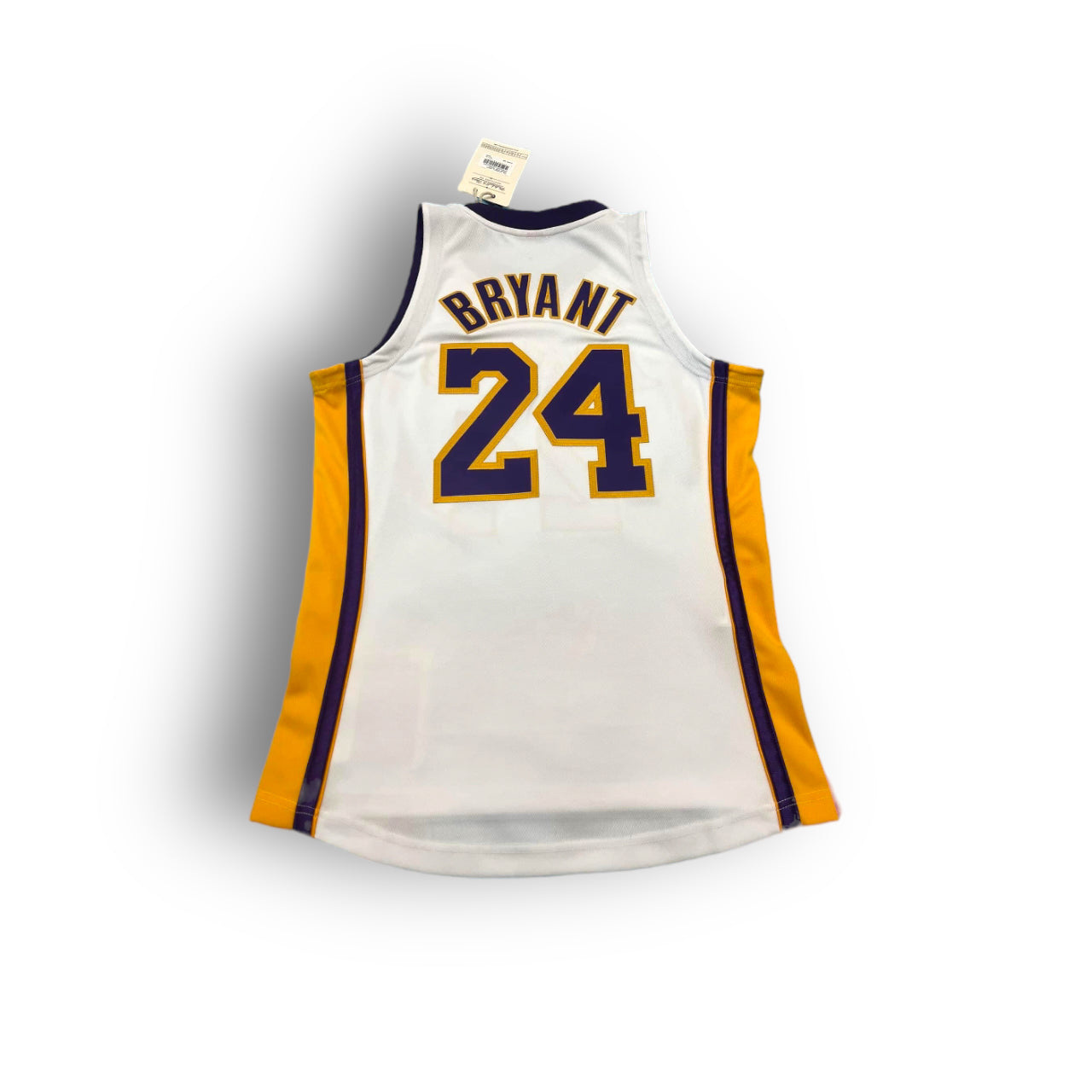 Mitchell and Ness Kobe Bryant Los Angeles Lakers 2009-2010 NBA Finals Alternate Authentic Jersey - White #24 - Hoop Jersey Store
