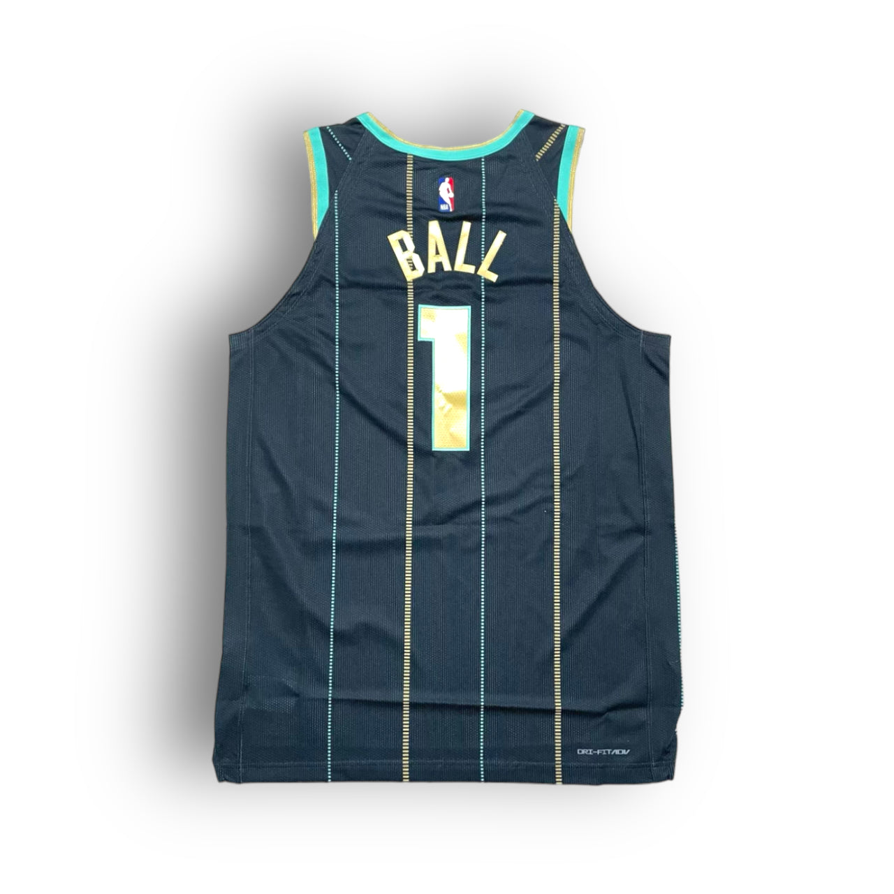 LaMelo Ball Charlotte Hornets 2022-2023 City Edition Nike Authentic Jersey #1 - Teal/Black