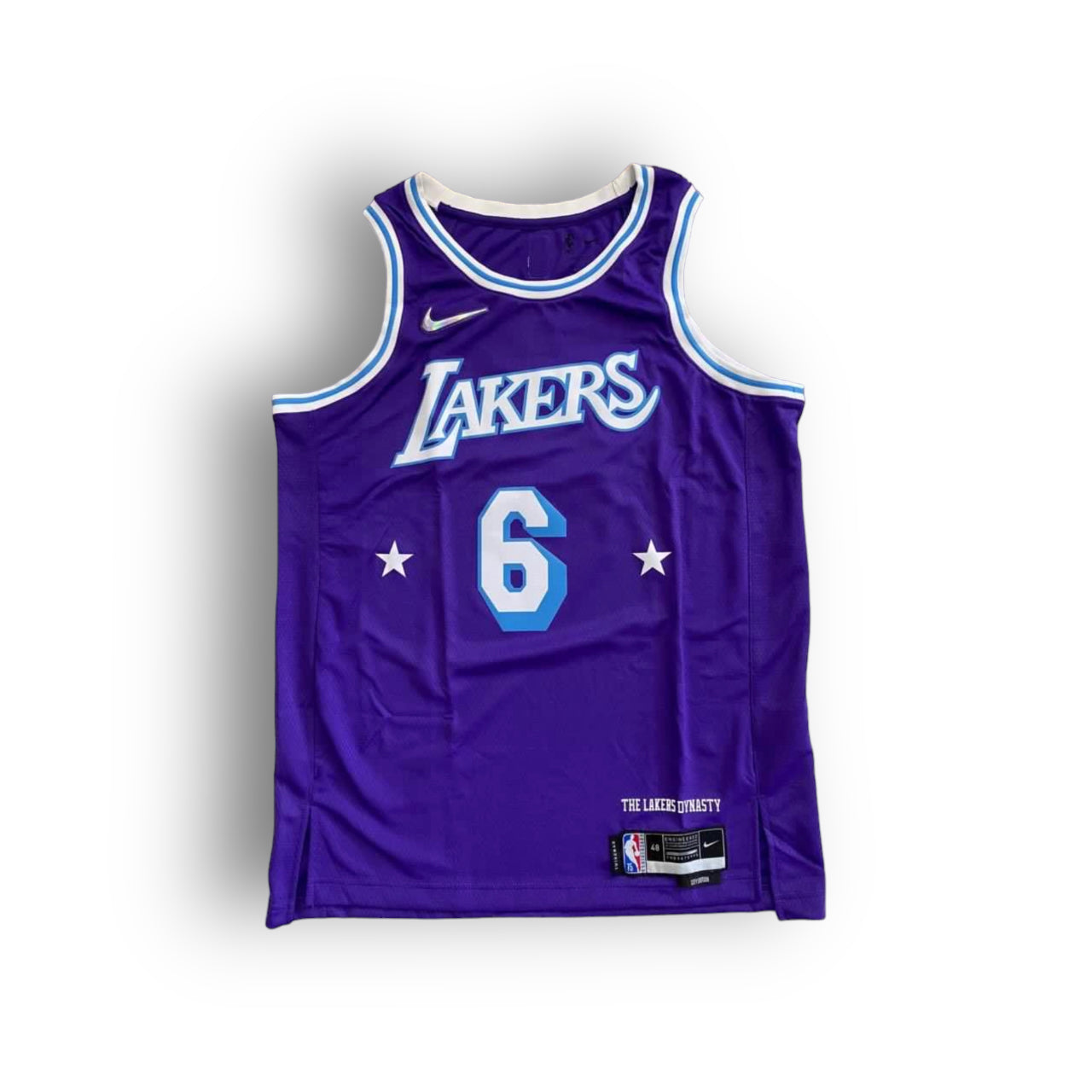 LeBron James Los Angeles Lakers 2020-2021 City Edition Nike Swingman Jersey - Purple #6 - Hoop Jersey Store