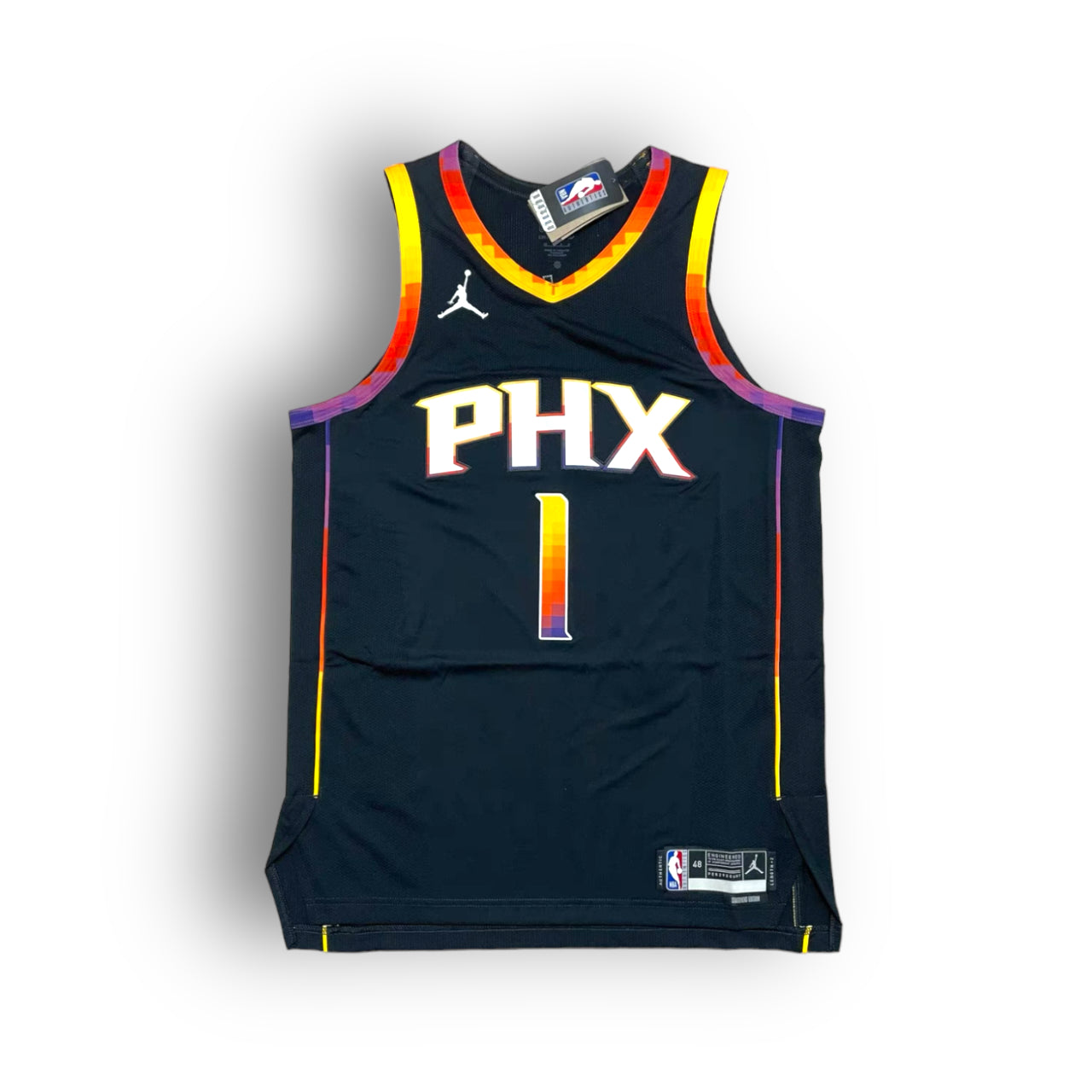 Devin booker black suns jersey on sale