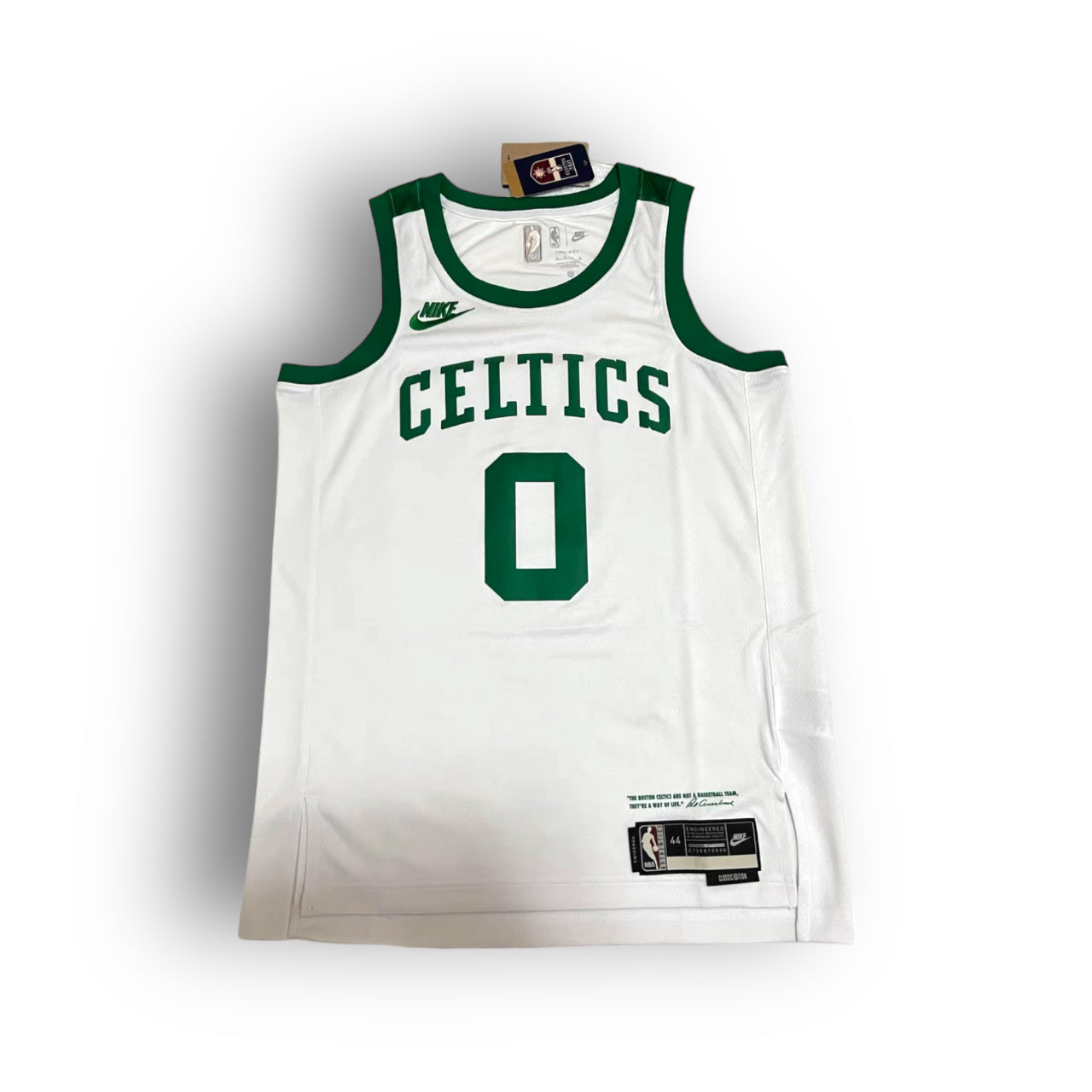 Jayson Tatum Boston Celtics 2021-2022 Hardwood Classic Edition Nike Swingman Jersey - Green/White