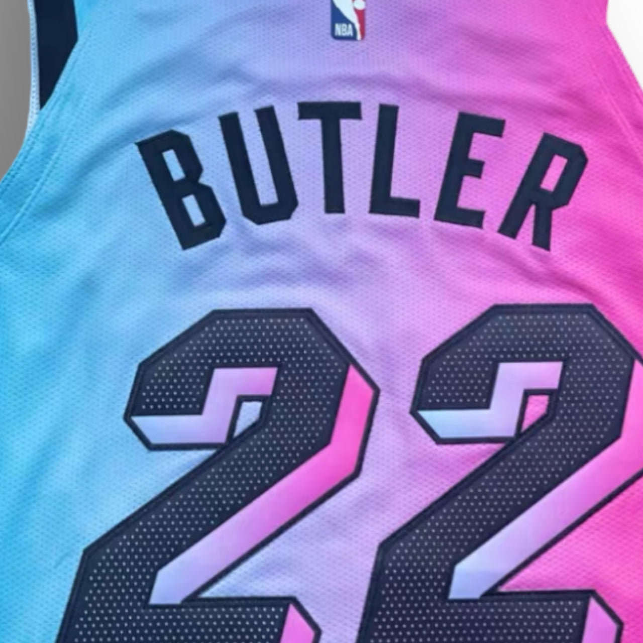 Jimmy Butler Miami Heat 2020-2021 Vice City Edition Nike Authentic Jersey - Pink/Blue