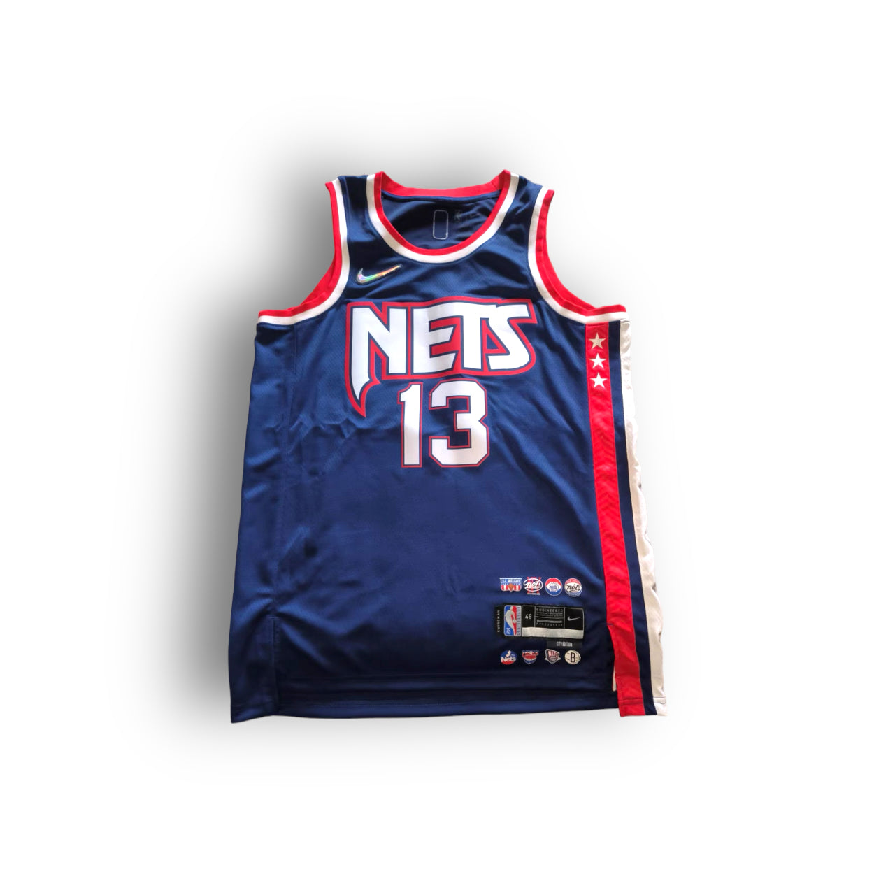 James Harden Brooklyn Nets 2021-2022 City Edition Nike Swingman Jersey - Navy Red