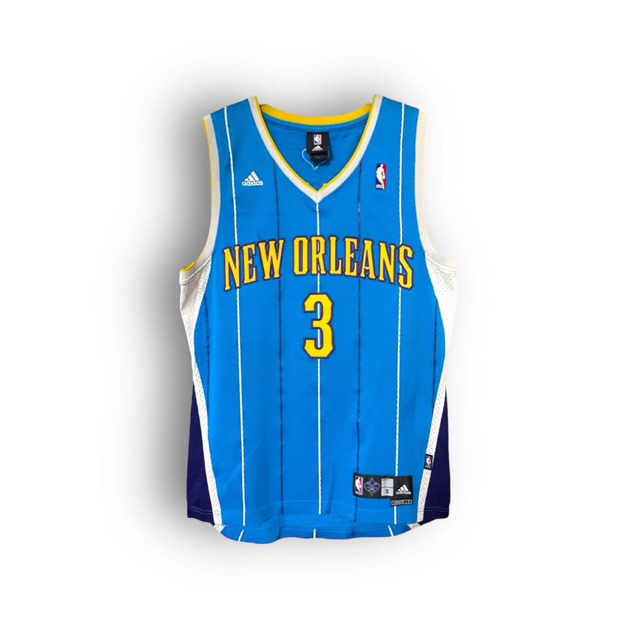 Chris Paul New Orleans Hornets Away Adidas Swingman Jersey in Blue - Hoop Jersey Store