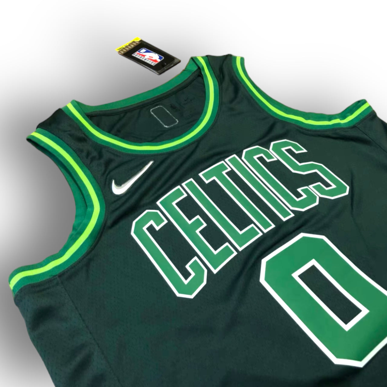 Jayson Tatum Boston Celtics 2020-2021 Earned Edition Nike Swingman Jersey - Green