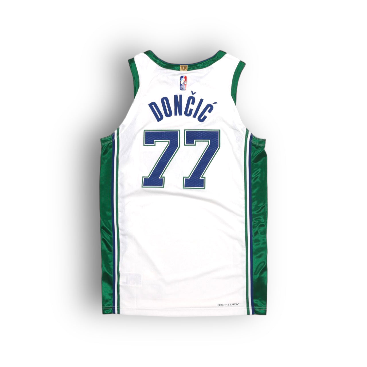 Luka Doncic Dallas Mavericks 2021-2022 City Edition Nike Authentic Jersey - White/Green - Hoop Jersey Store