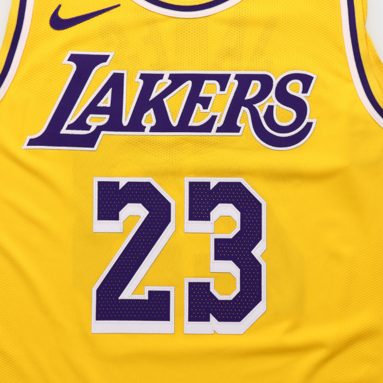 LeBron James Los Angeles Lakers 2019-2021 Icon Edition Nike Authentic Jersey - Yellow/Purple #23 - Hoop Jersey Store