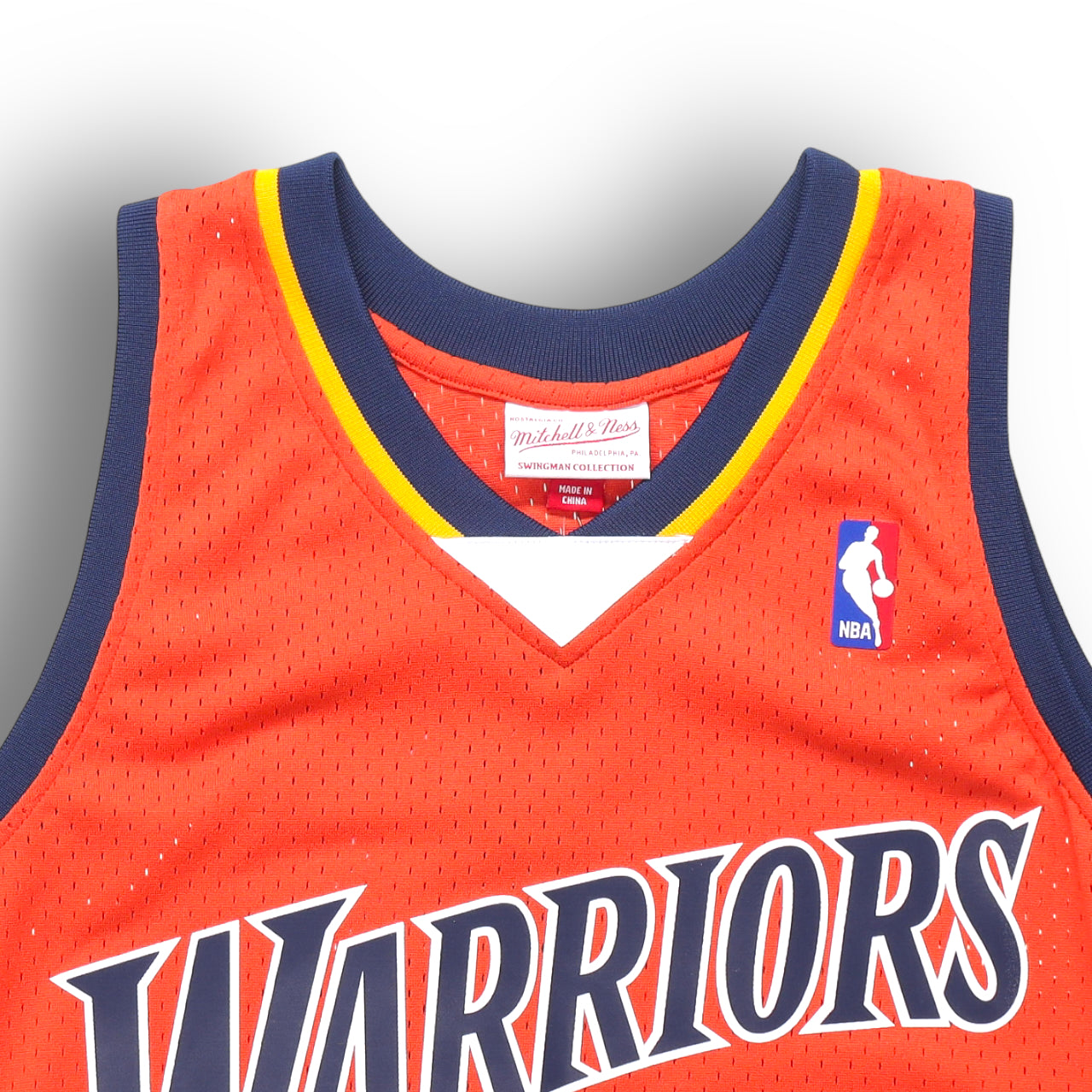 Stephen Curry Golden State Warriors 2009-2010 Rookie Year Hardwood Classic Away Mitchell & Ness Swingman Jersey - Orange