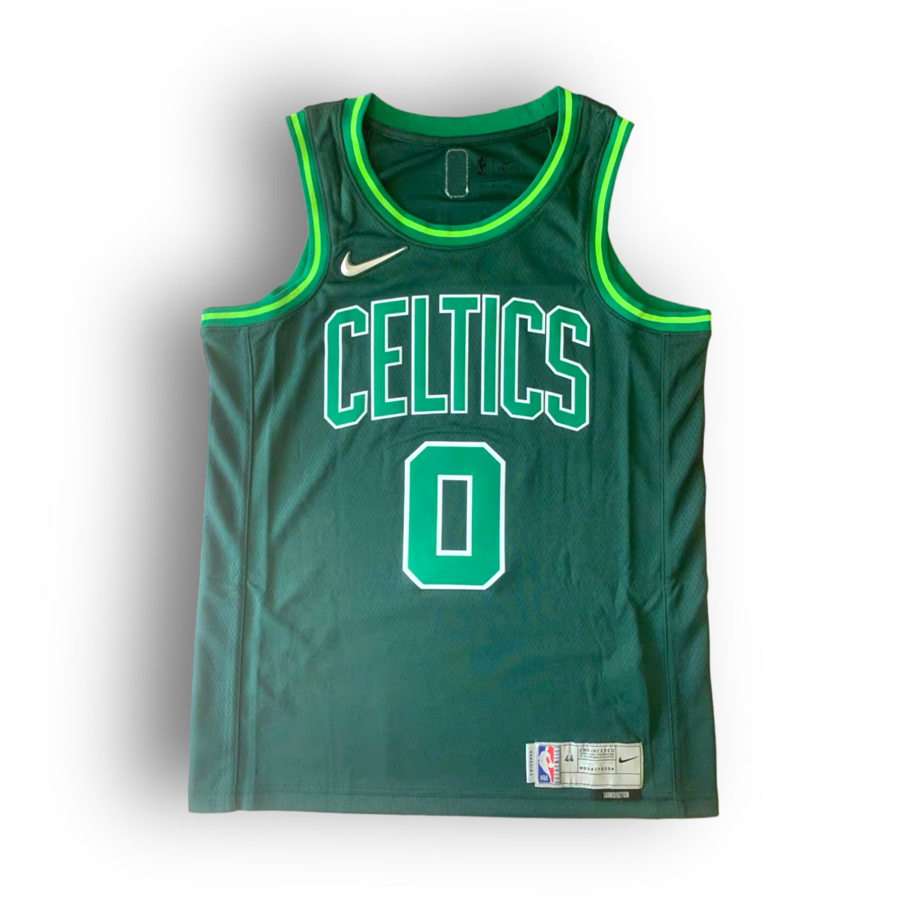 Jayson Tatum Boston Celtics 2020-2021 Earned Edition Nike Swingman Jersey - Green