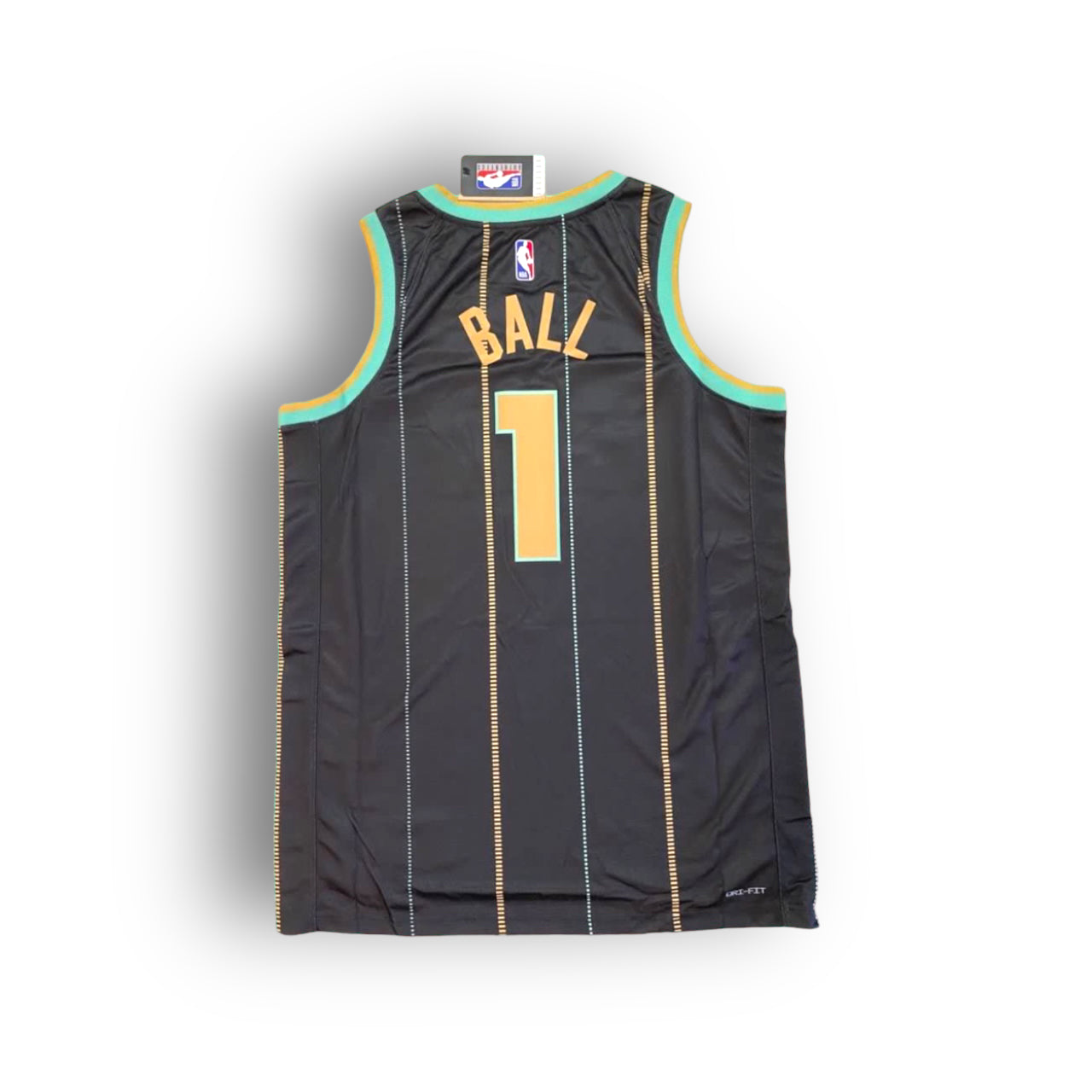 LaMelo Ball Charlotte Hornets 2022-2023 Statement Nike Swingman Jersey Black/Green - Hoop Jersey Store