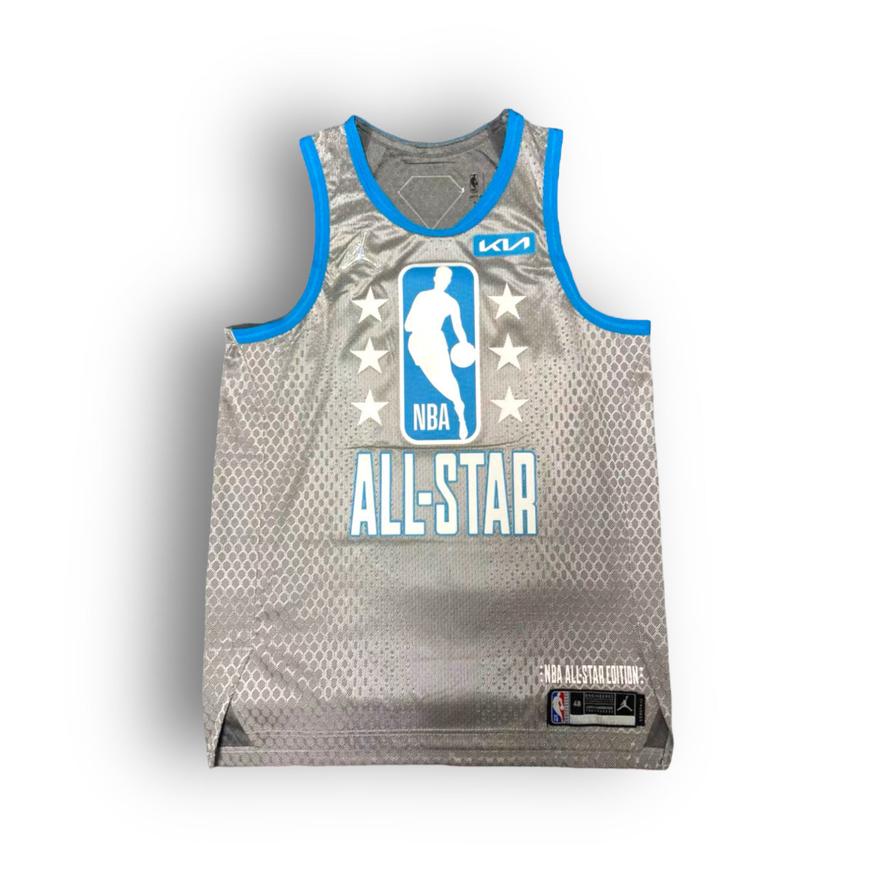 LeBron James 2021-2022 NBA All-Star Game Team LeBron Nike Authentic Jersey - Silver/Blue - Hoop Jersey Store
