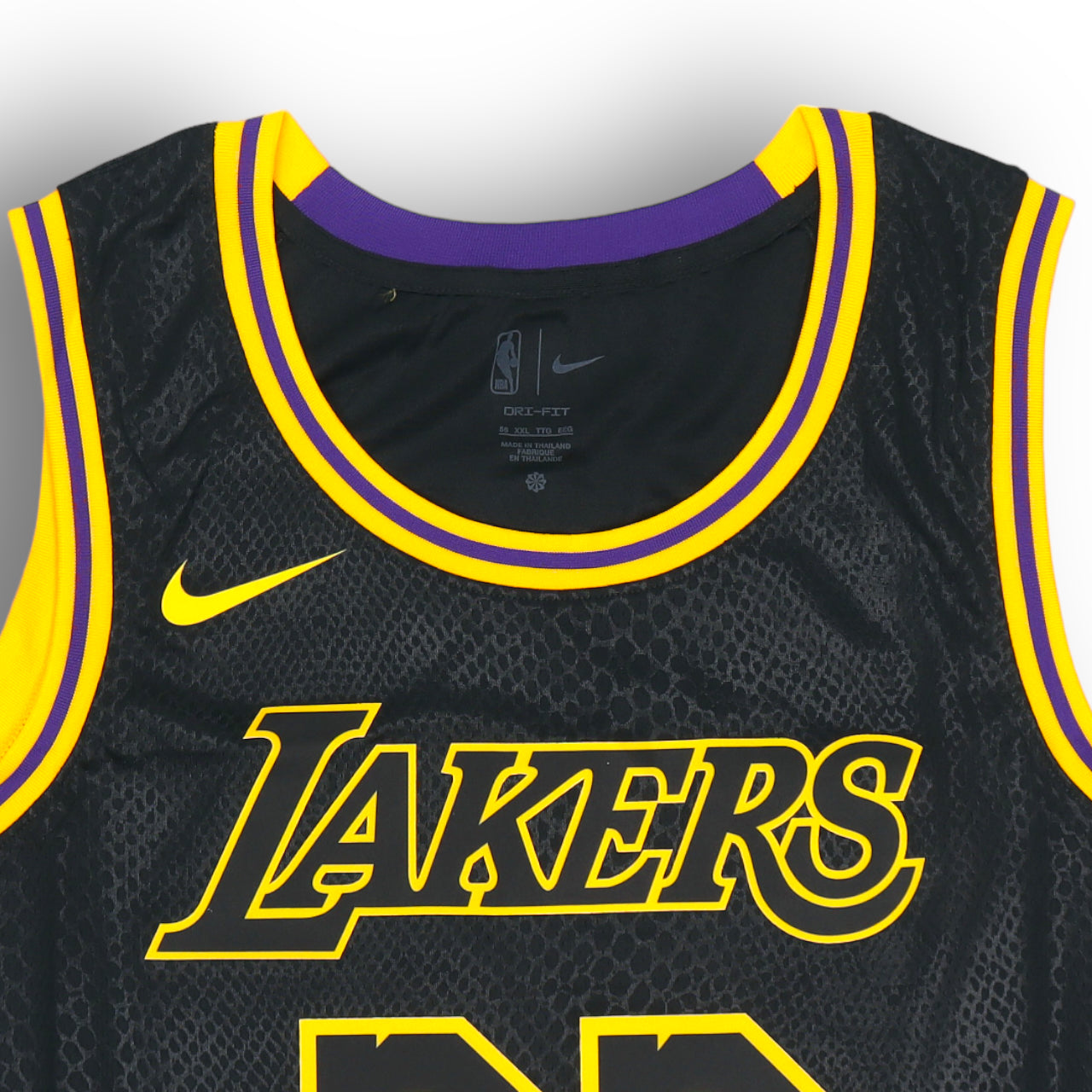 LeBron James Los Angeles Lakers 2020-2022 "Mamba Out" City Edition Nike Swingman Jersey in Black