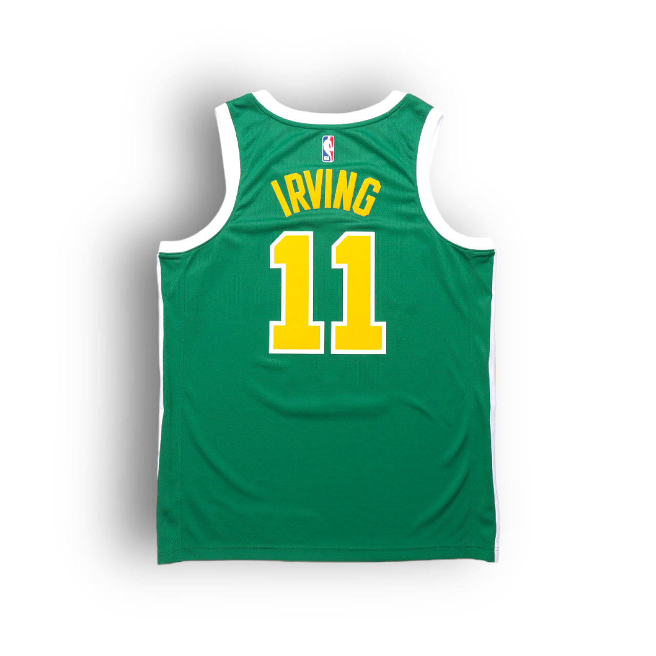 Kyrie Irving Boston Celtics 2018-2019 Earned Edition Nike Swingman Jersey - Green/Yellow